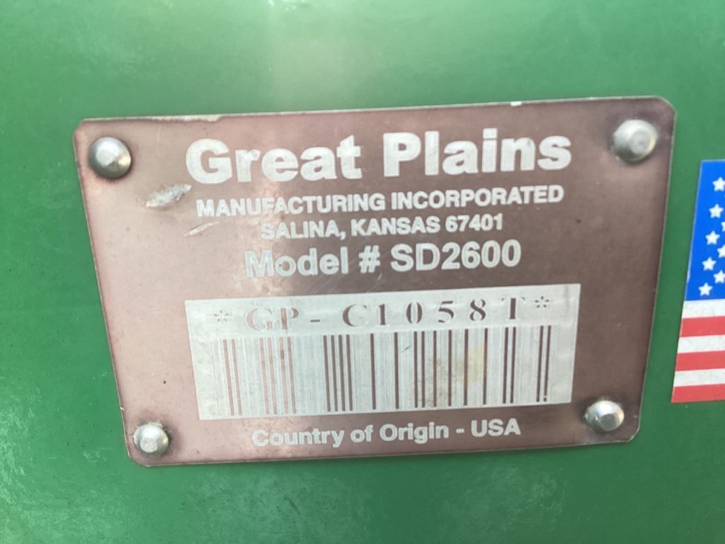 2021 Great Plains SD2600 Vertical Tillage