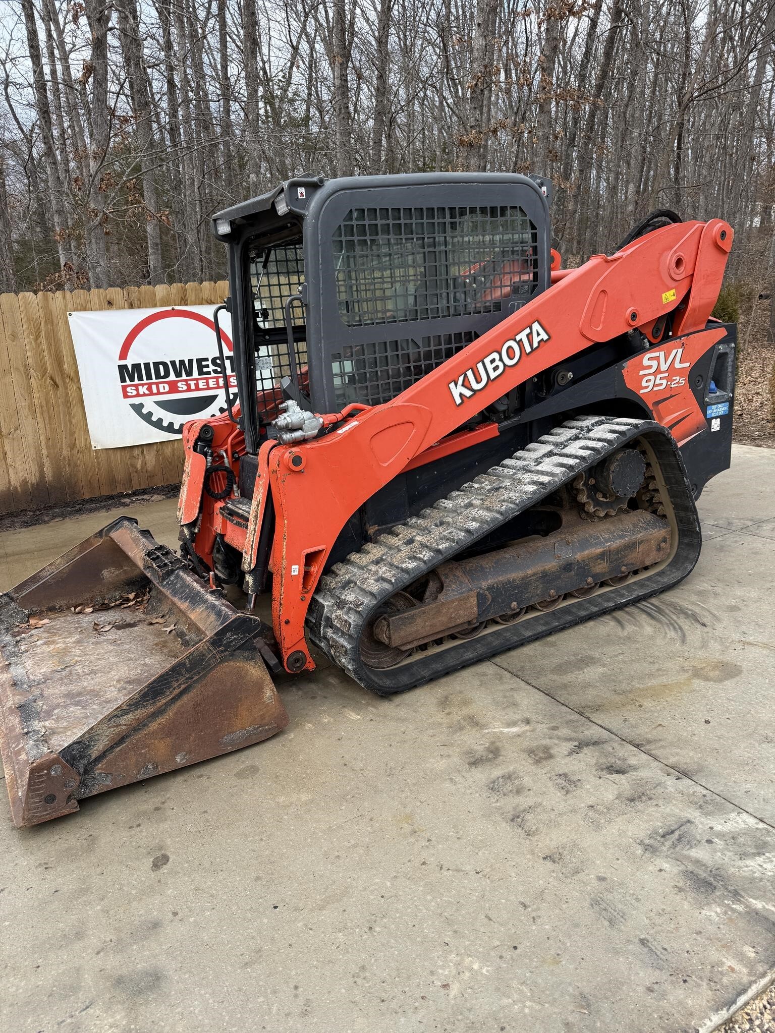 2017 Kubota SVL95-2S Skid Steer