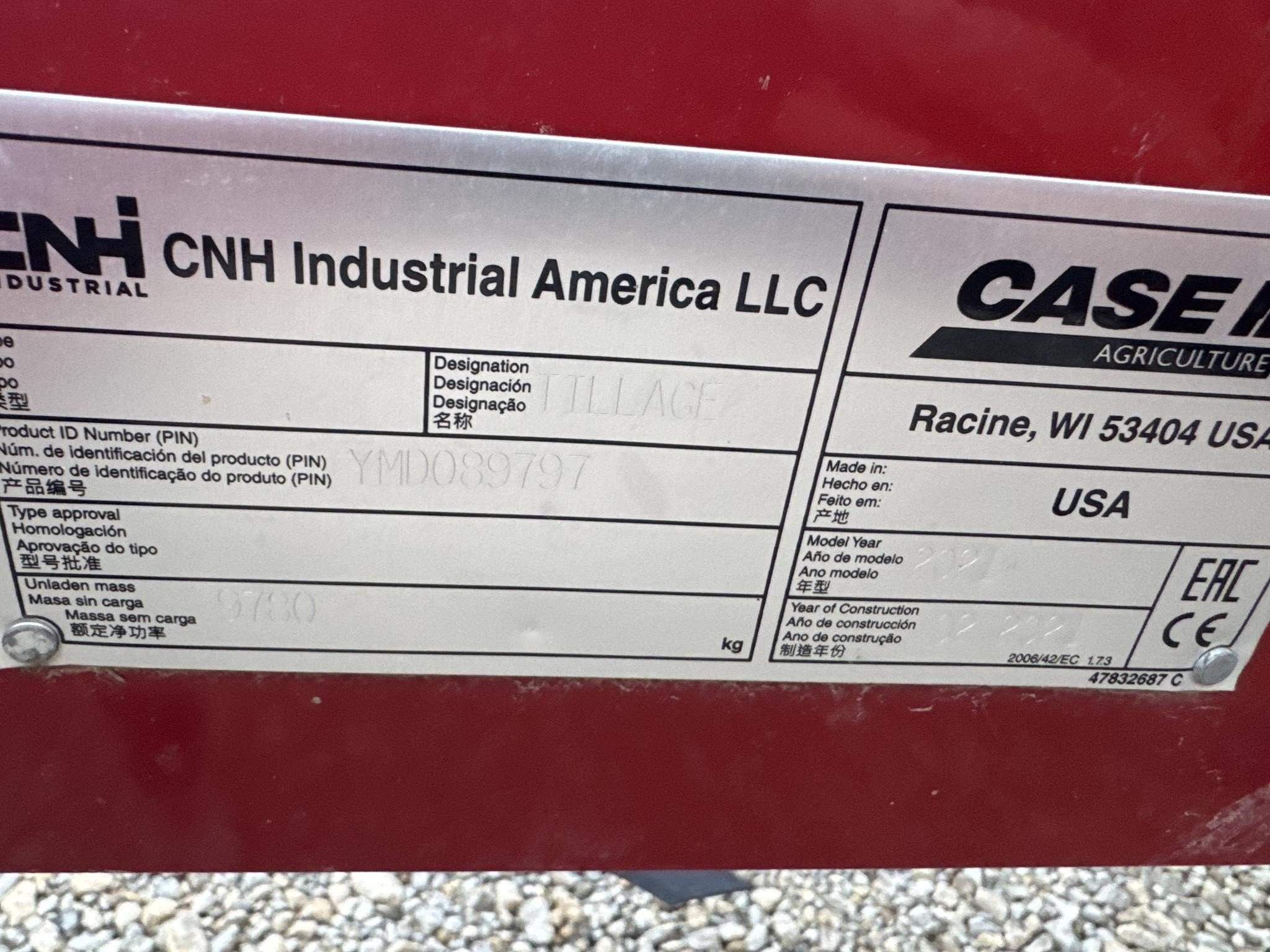 2021 Case IH Tiger-Mate 255 Field Cultivator