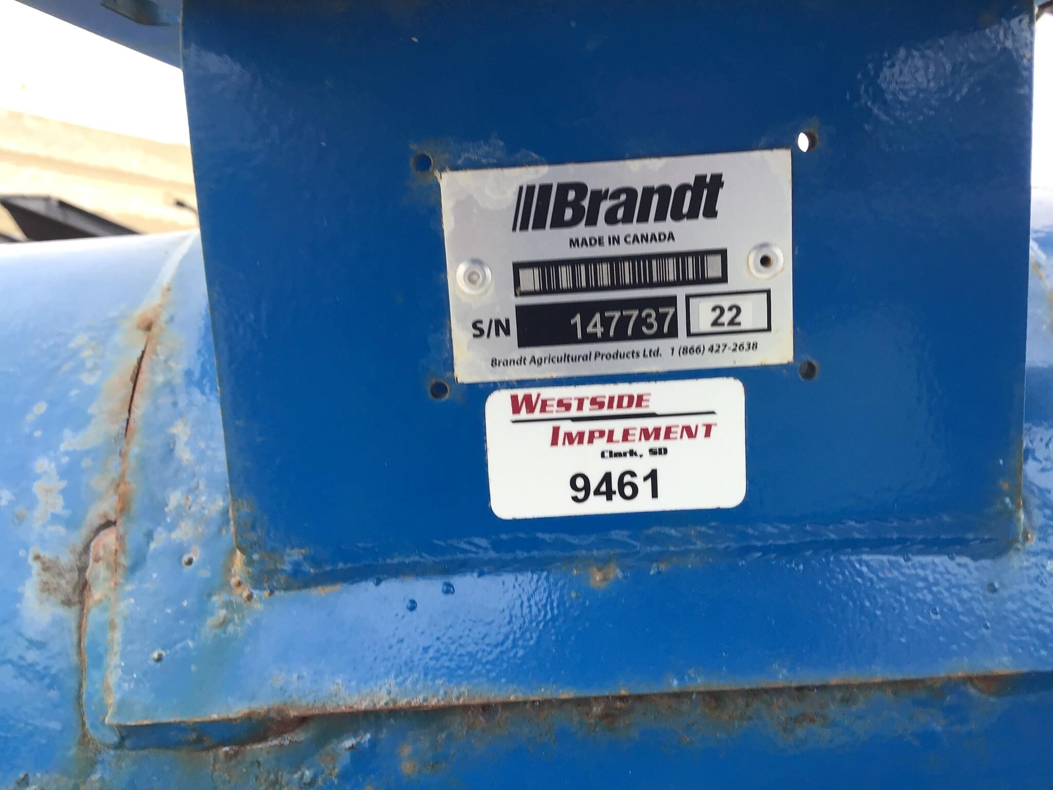  Brandt 1547LP+ Augers and Conveyor