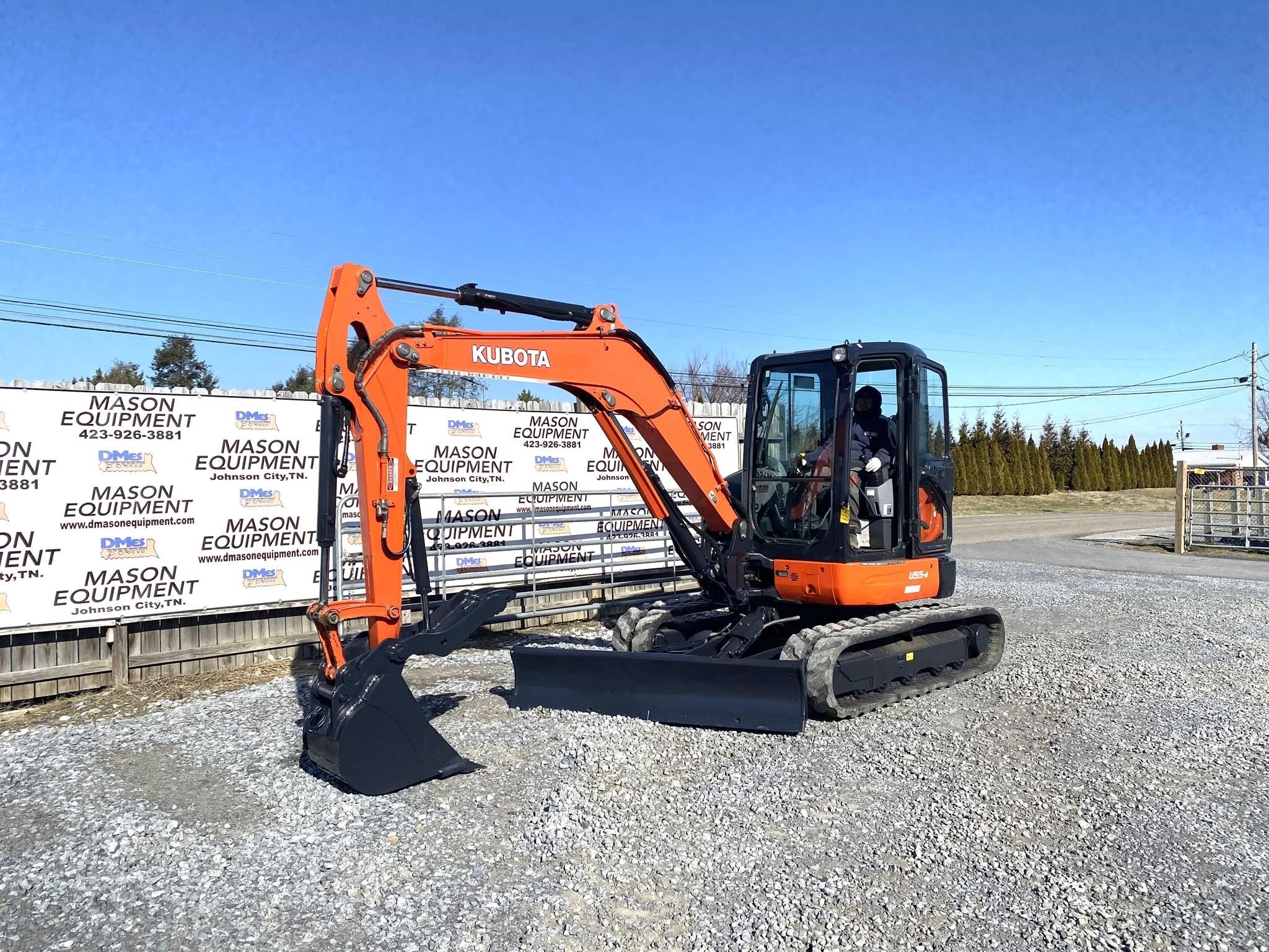2017 Kubota U55-4 Mini Excavator