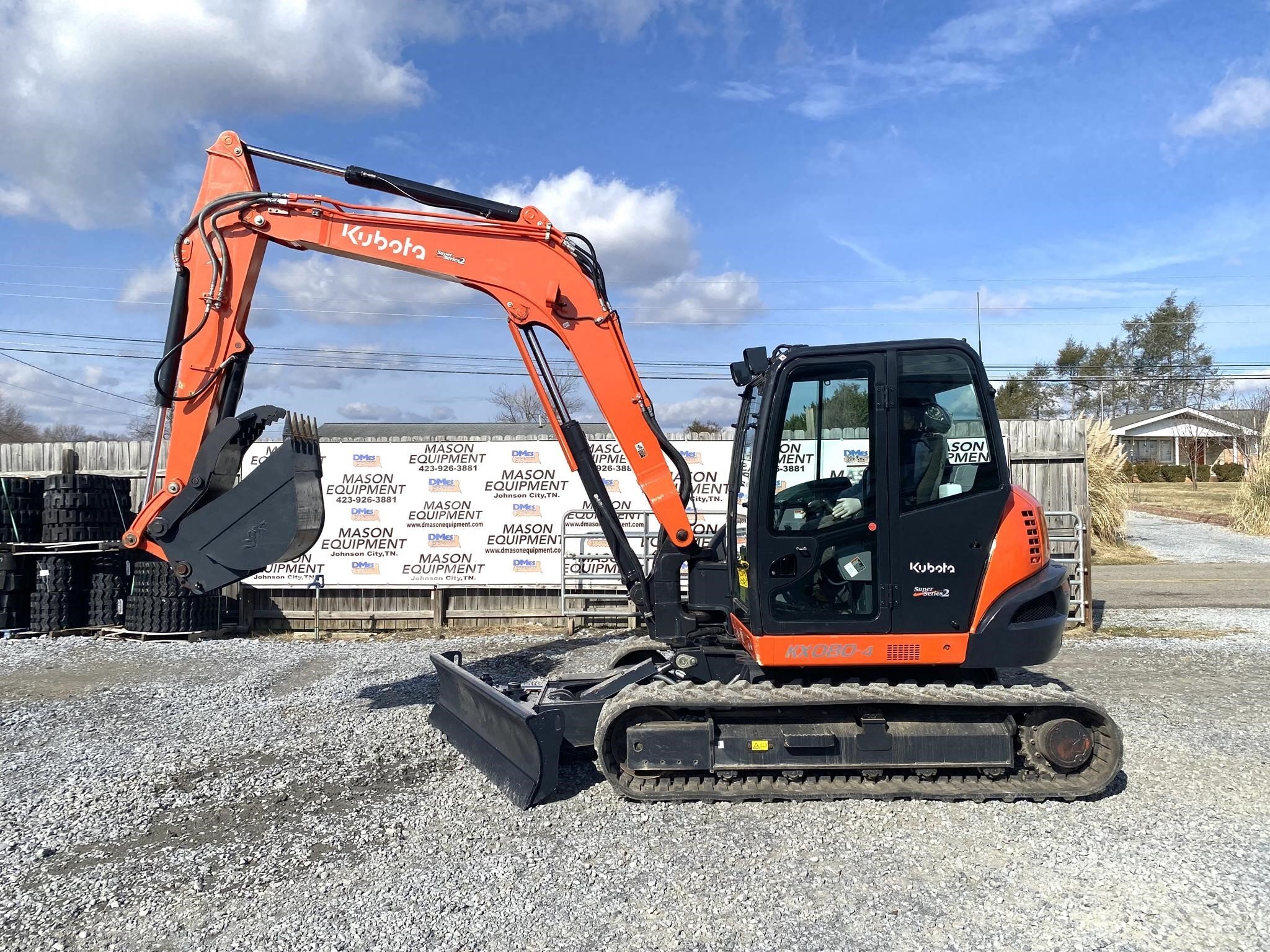 2022 Kubota KX080-4 Mini Excavator