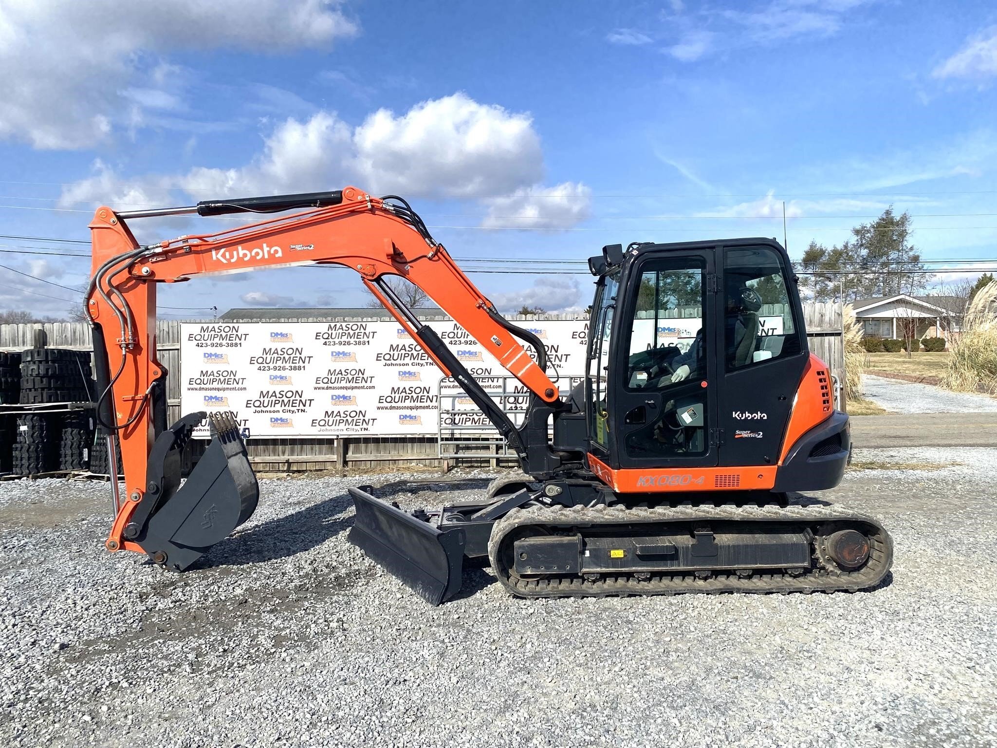 2022 Kubota KX080-4 Mini Excavator