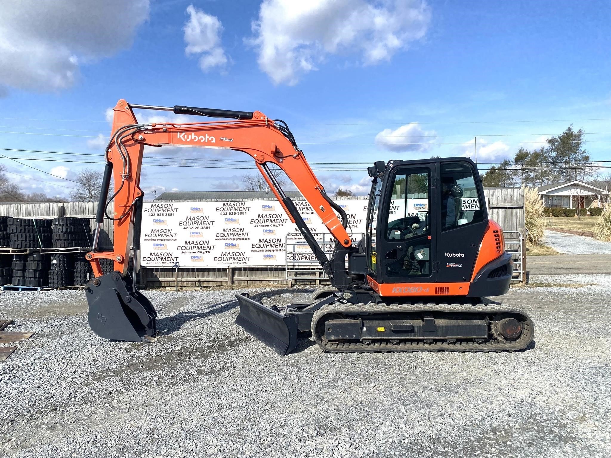 2022 Kubota KX080-4 Mini Excavator