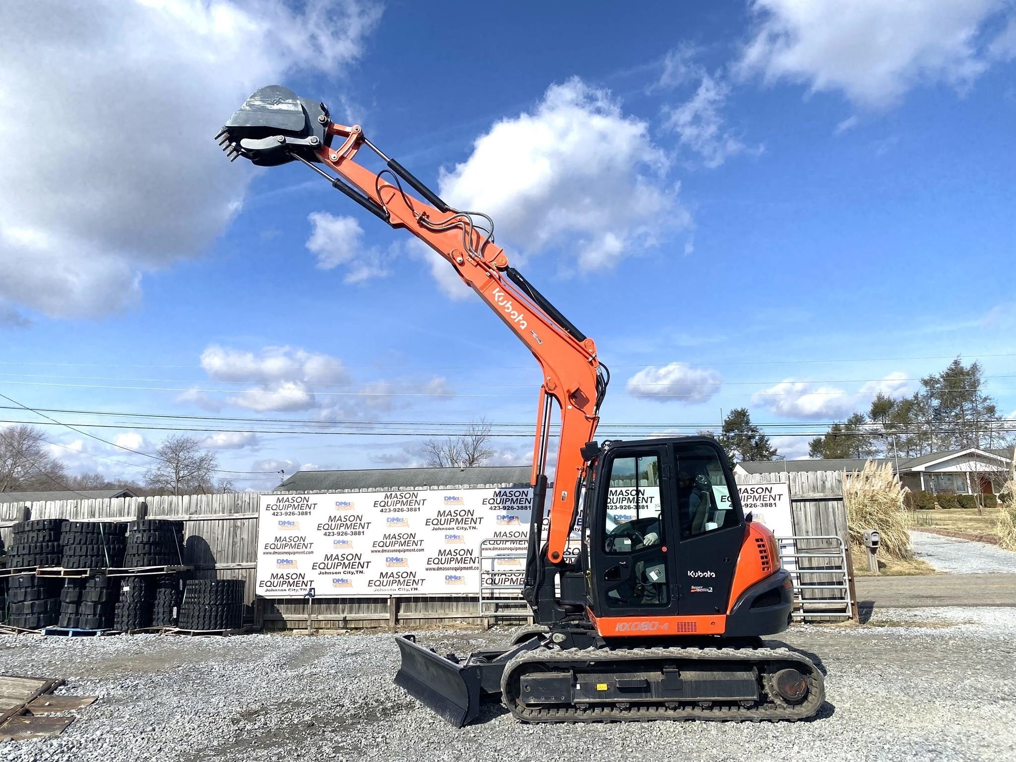 2022 Kubota KX080-4 Mini Excavator