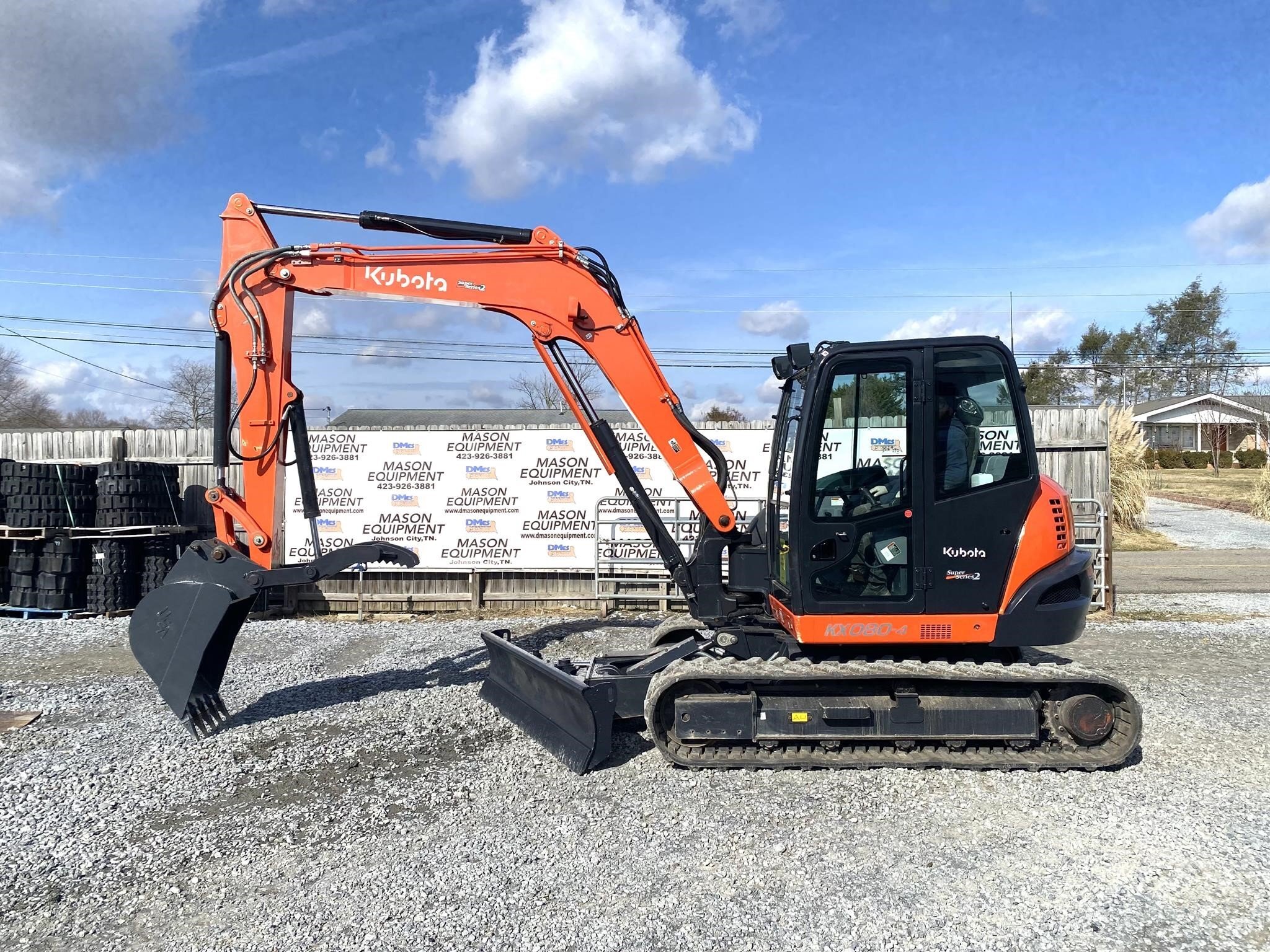 2022 Kubota KX080-4 Mini Excavator