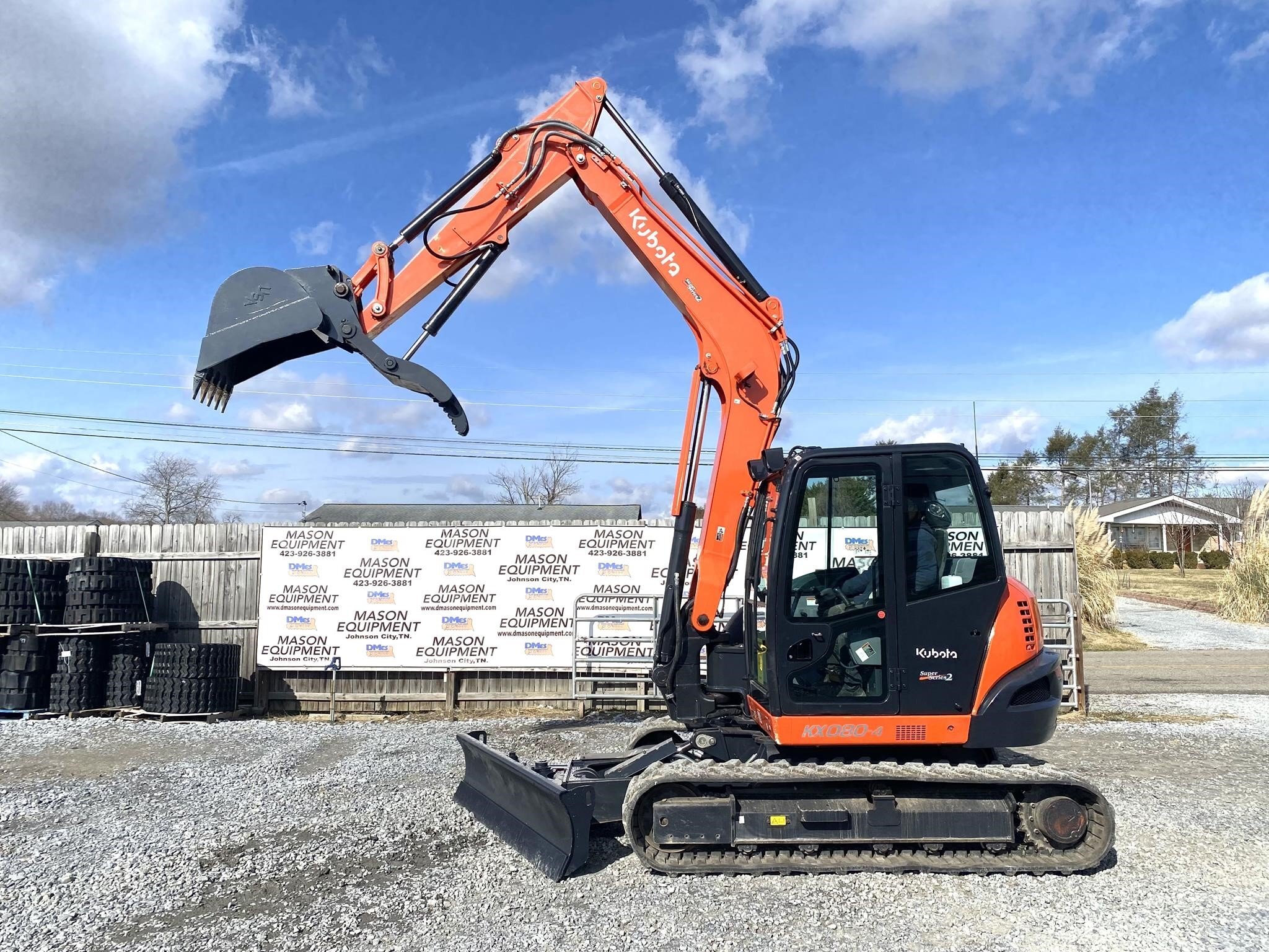 2022 Kubota KX080-4 Mini Excavator