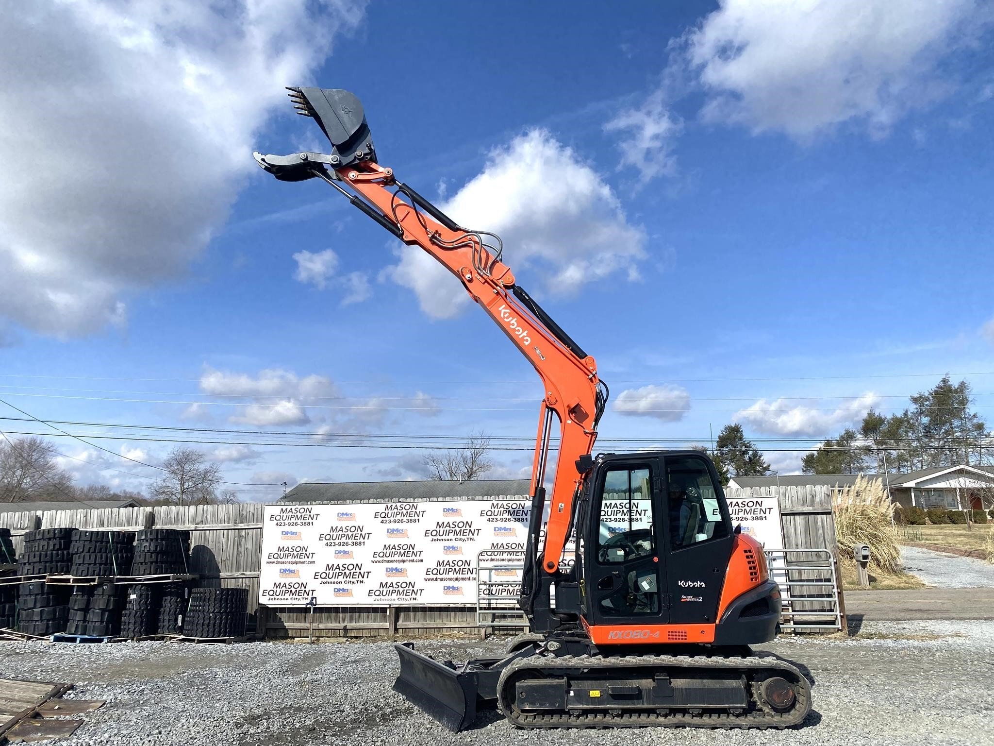 2022 Kubota KX080-4 Mini Excavator
