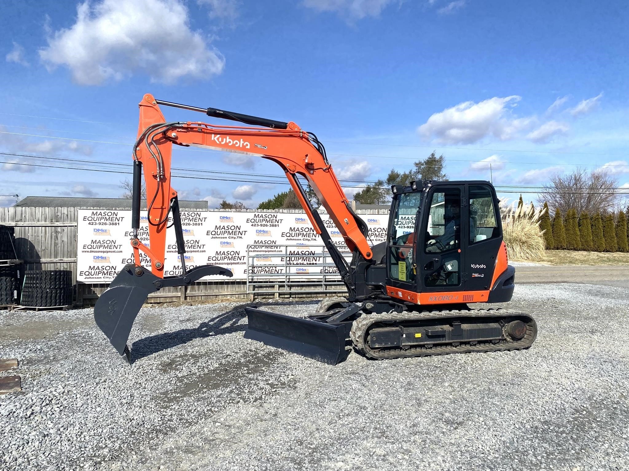 2022 Kubota KX080-4 Mini Excavator