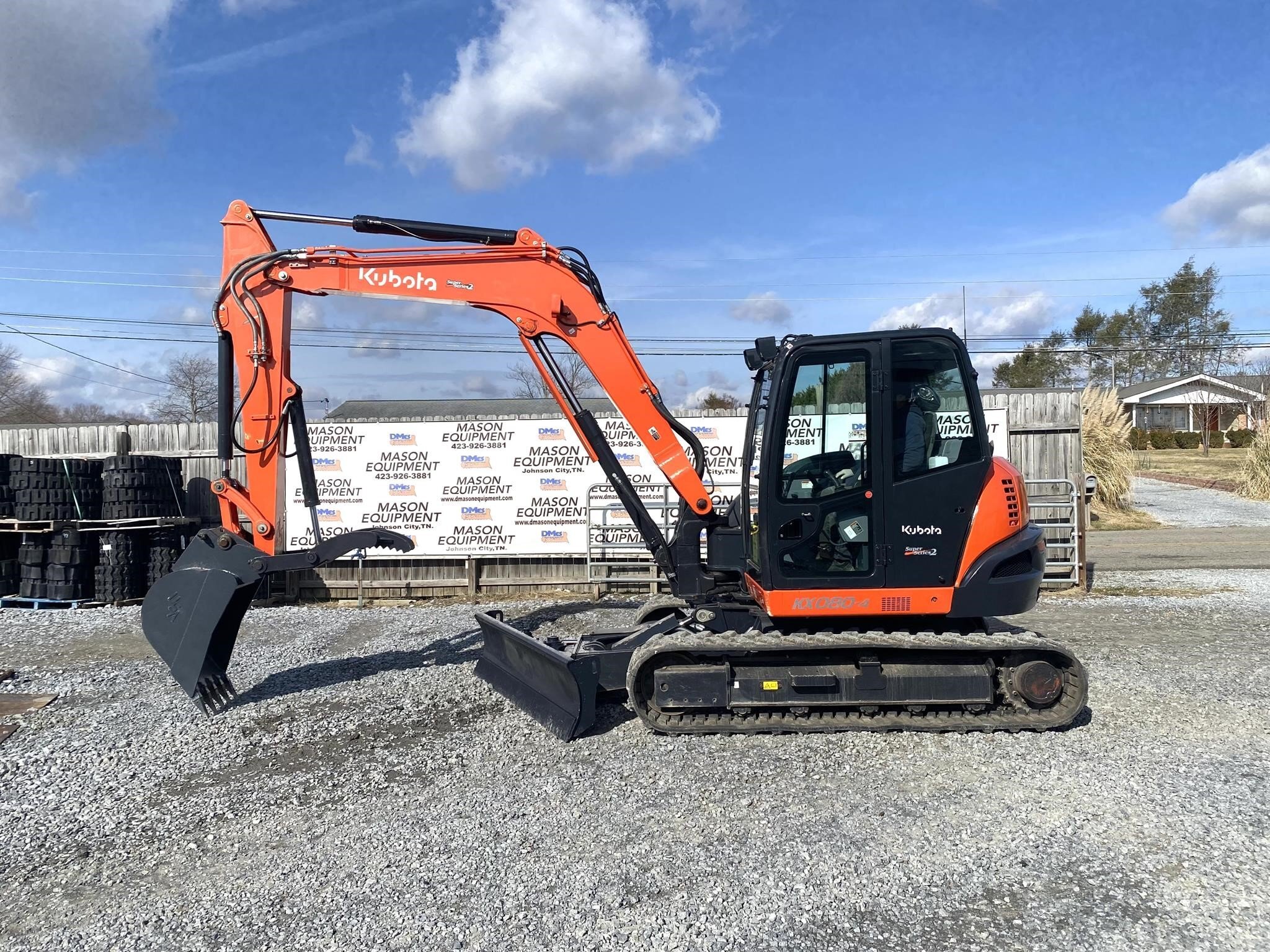 2022 Kubota KX080-4 Mini Excavator