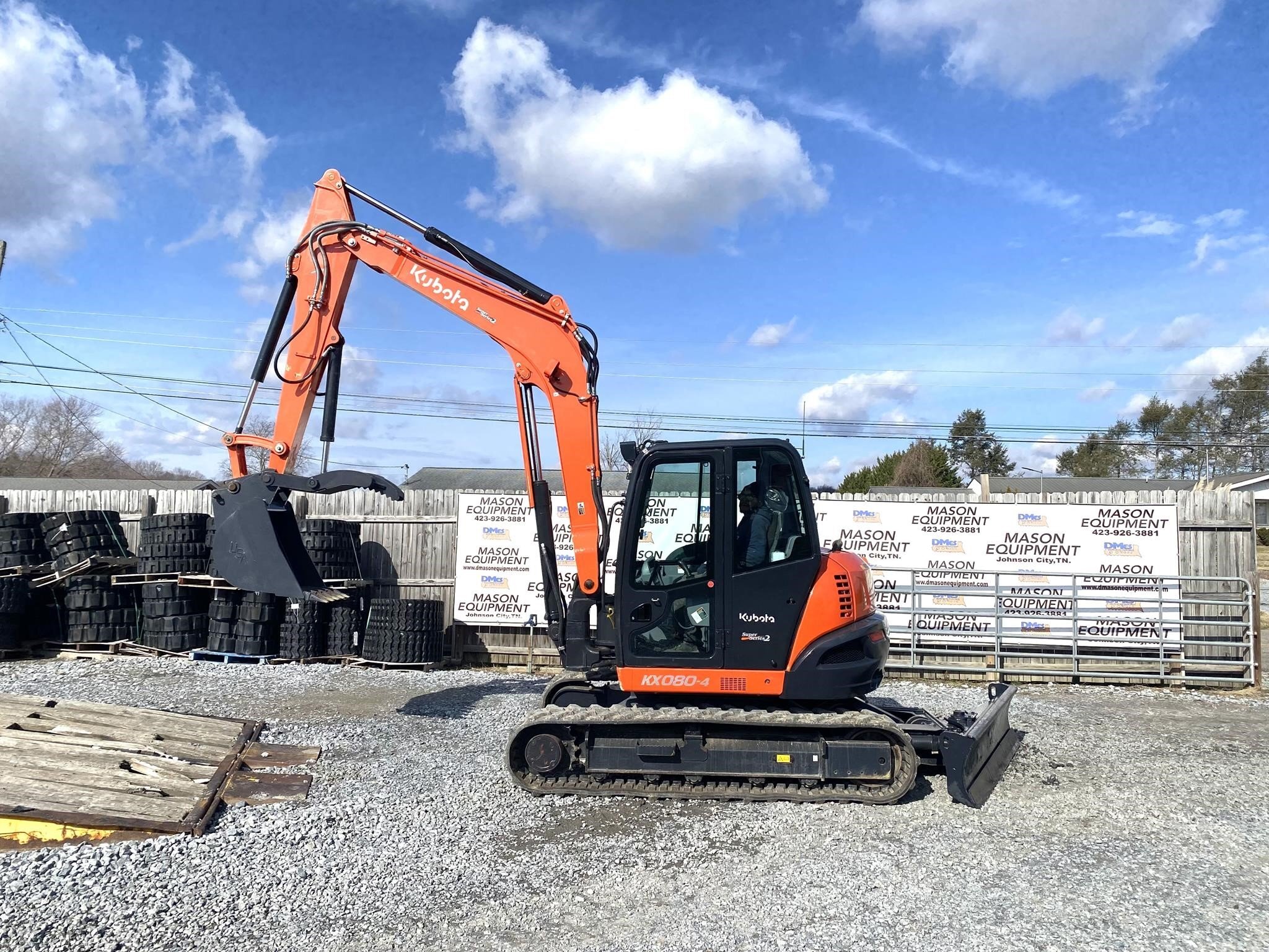 2022 Kubota KX080-4 Mini Excavator