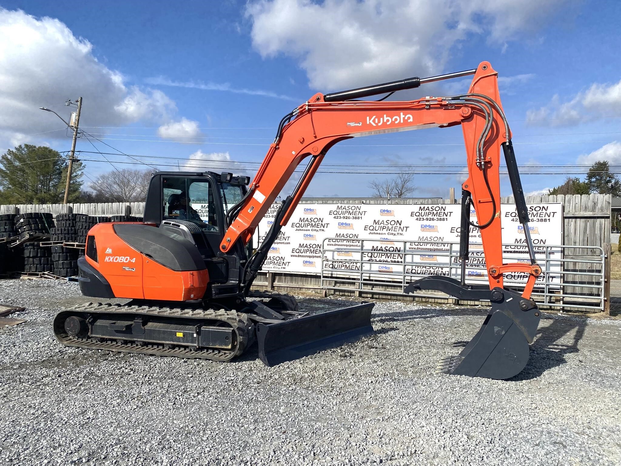 2022 Kubota KX080-4 Mini Excavator