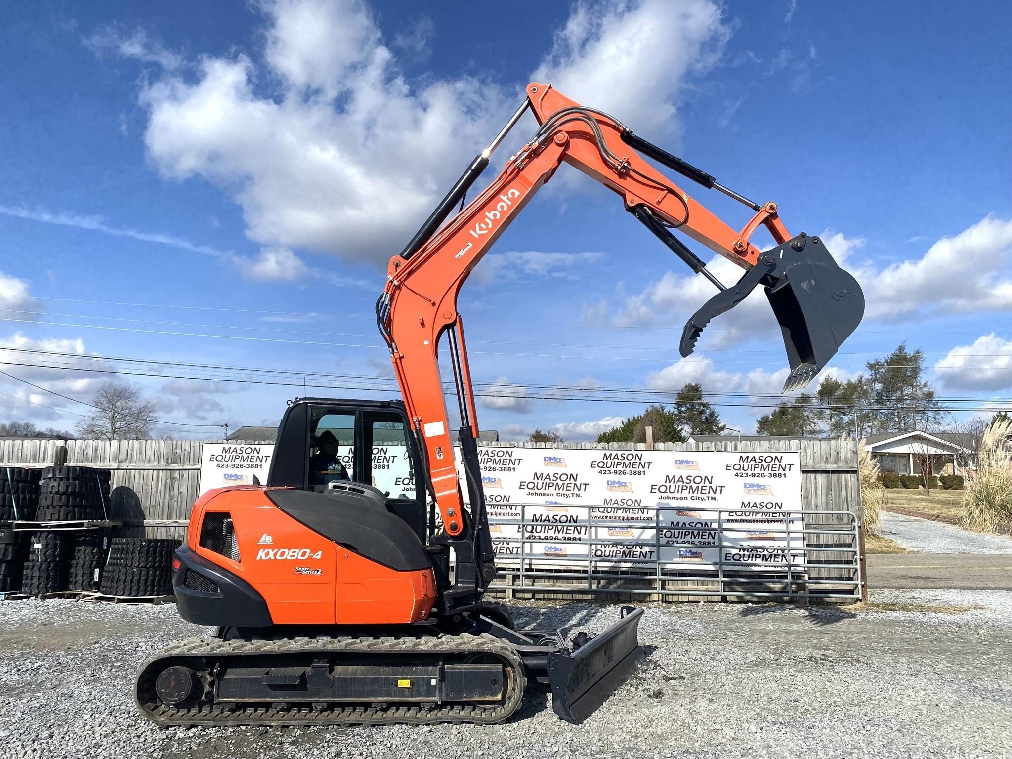 2022 Kubota KX080-4 Mini Excavator