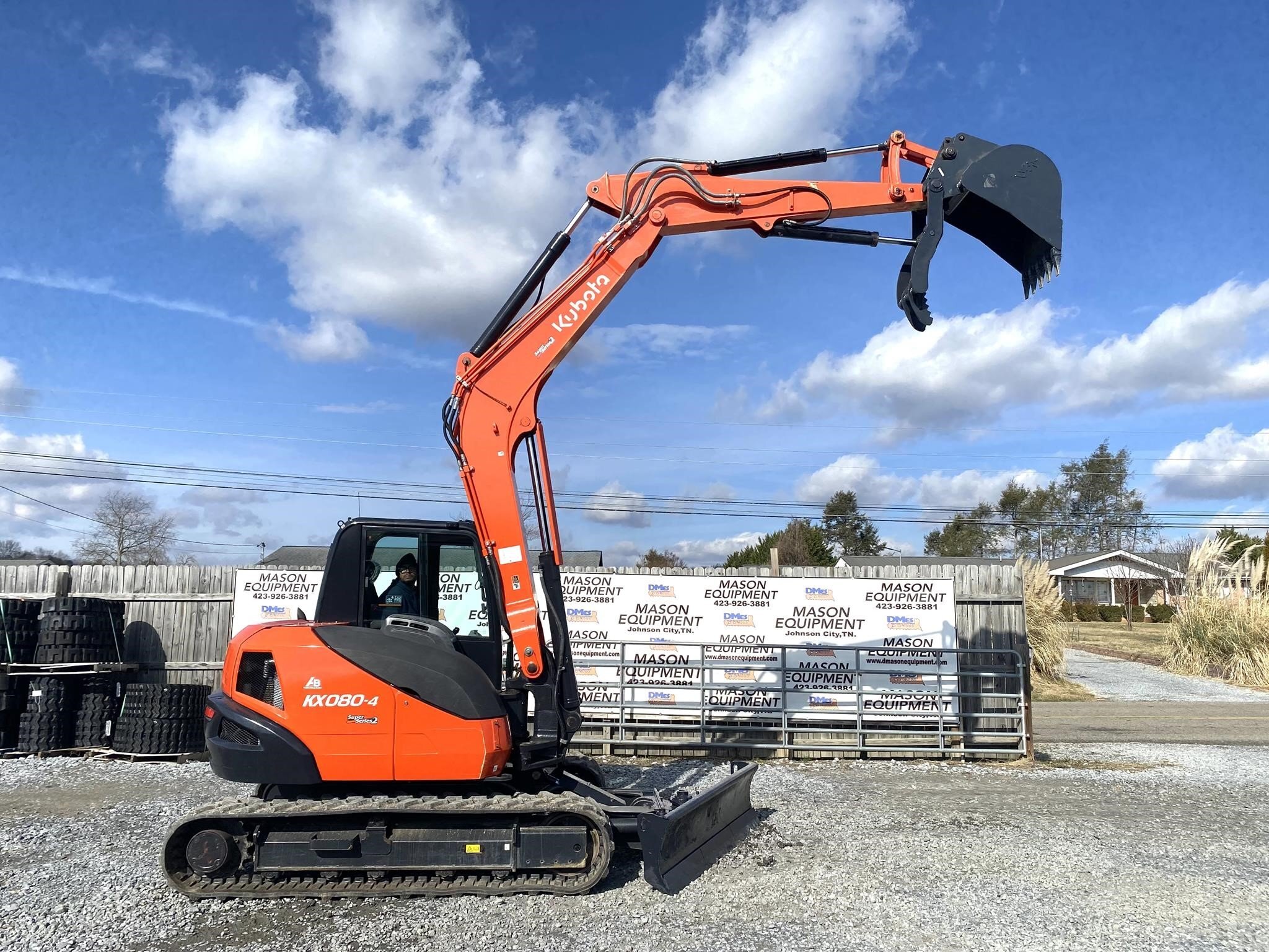 2022 Kubota KX080-4 Mini Excavator