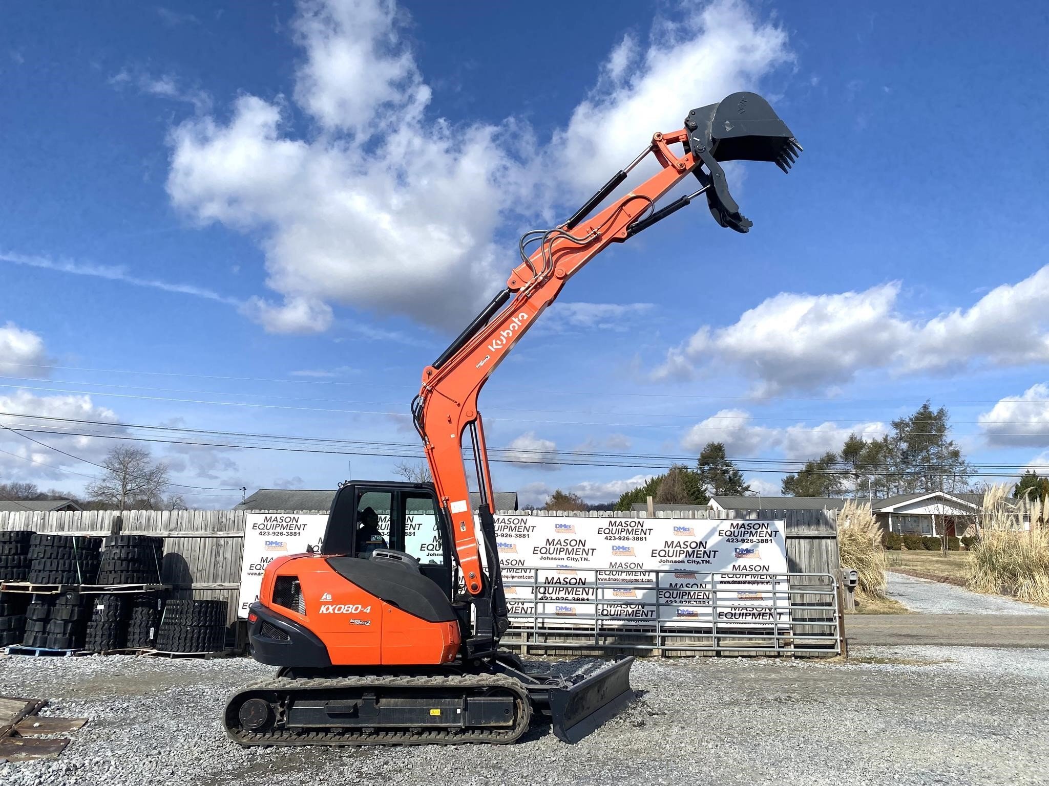 2022 Kubota KX080-4 Mini Excavator