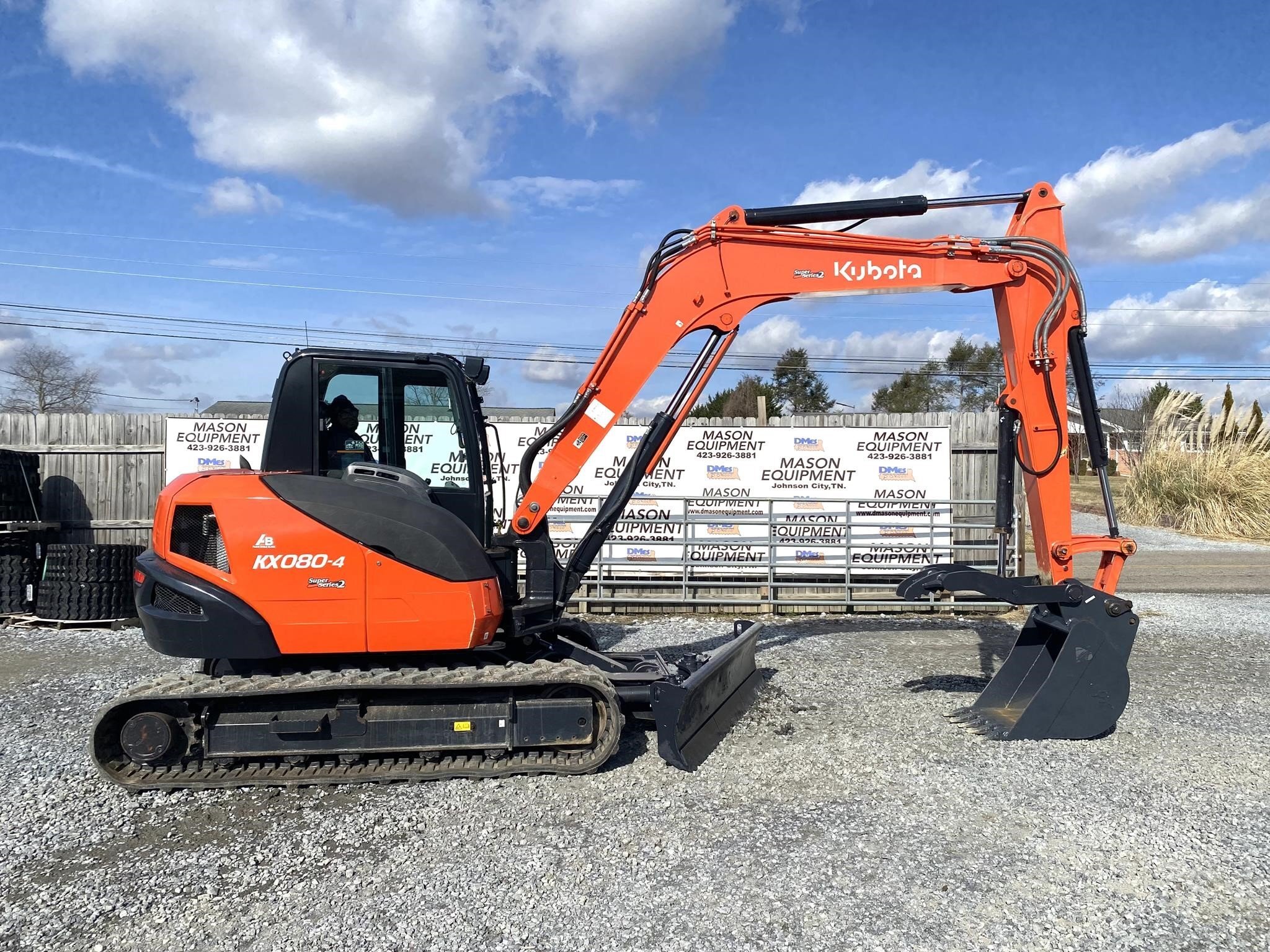 2022 Kubota KX080-4 Mini Excavator