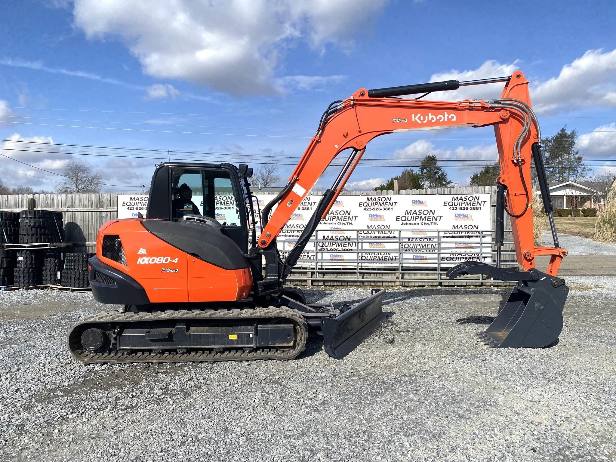 2022 Kubota KX080-4 Mini Excavator