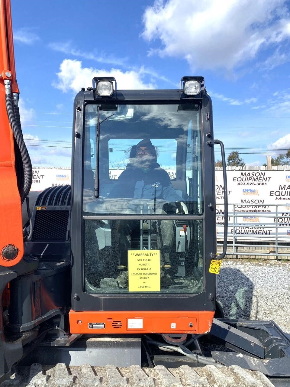 2022 Kubota KX080-4 Mini Excavator