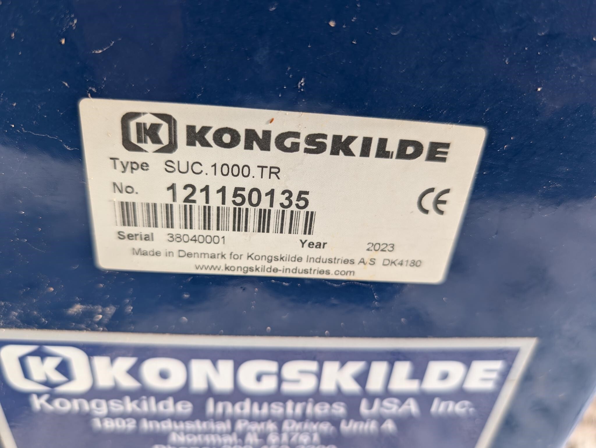 2023 Kongskilde 1000 Grain Vac