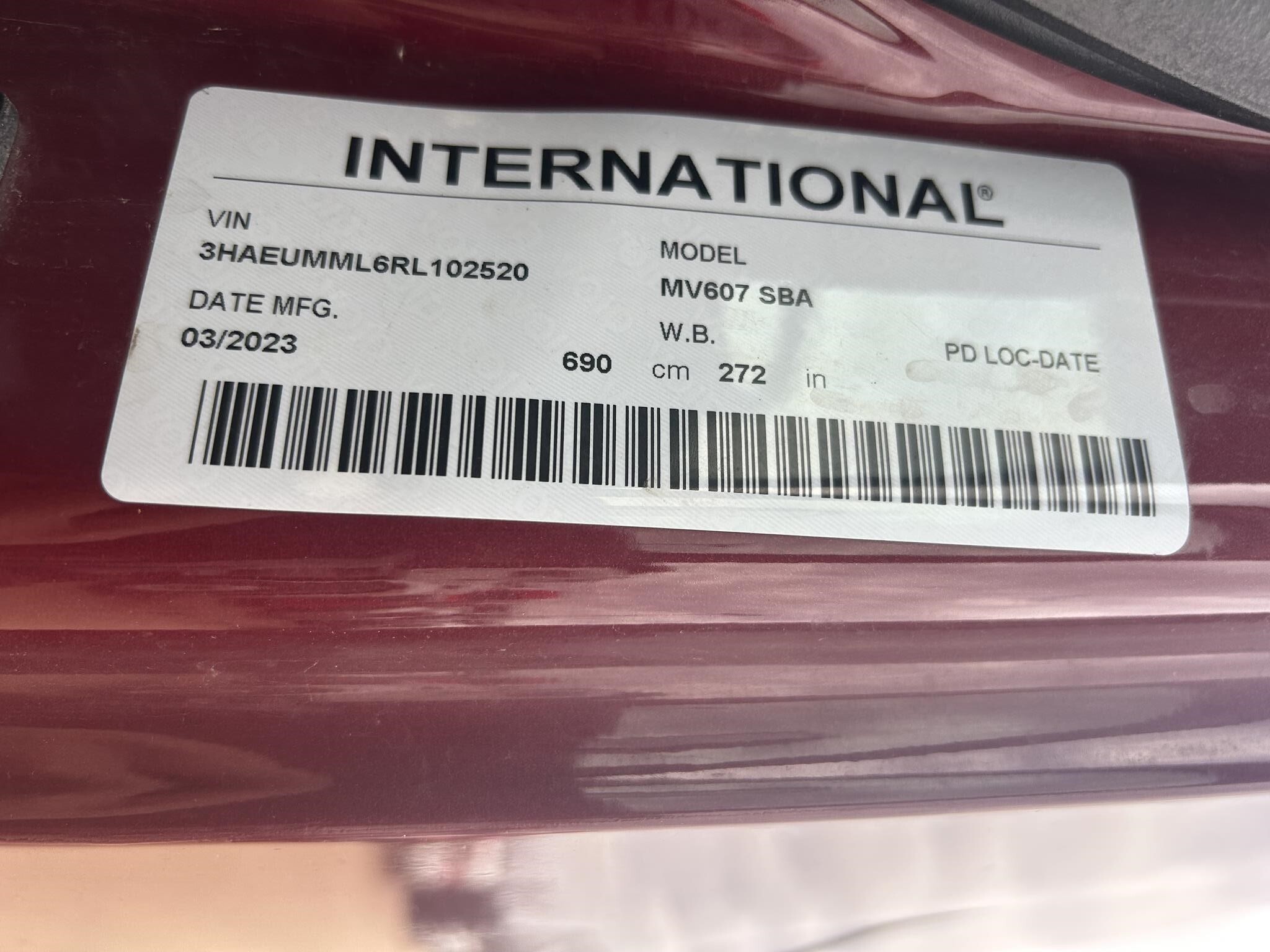 2024 International MV Box Trucks/Trailer