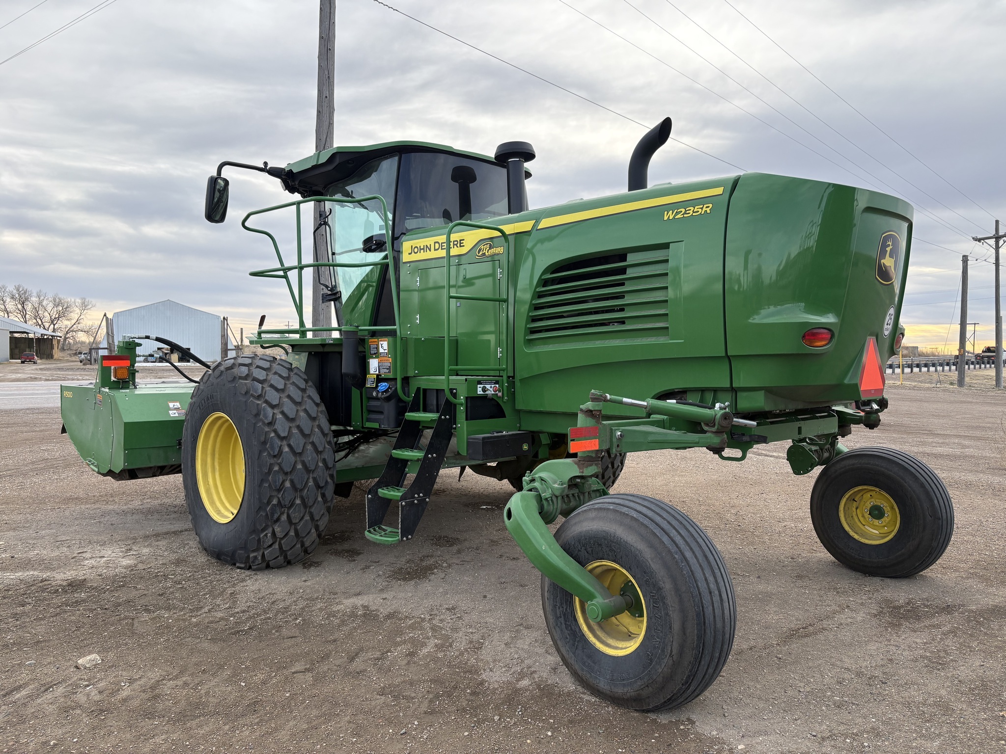 2024 John Deere W235R Self-Propelled Windrowers and Swather