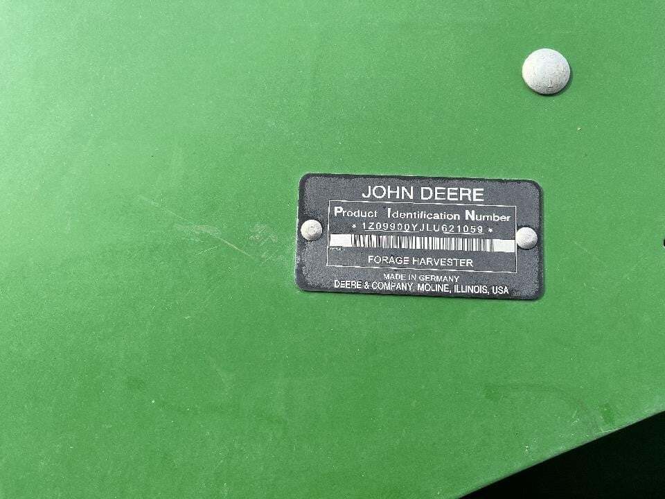 2021 John Deere 9900 Self-Propelled Forage Harvester