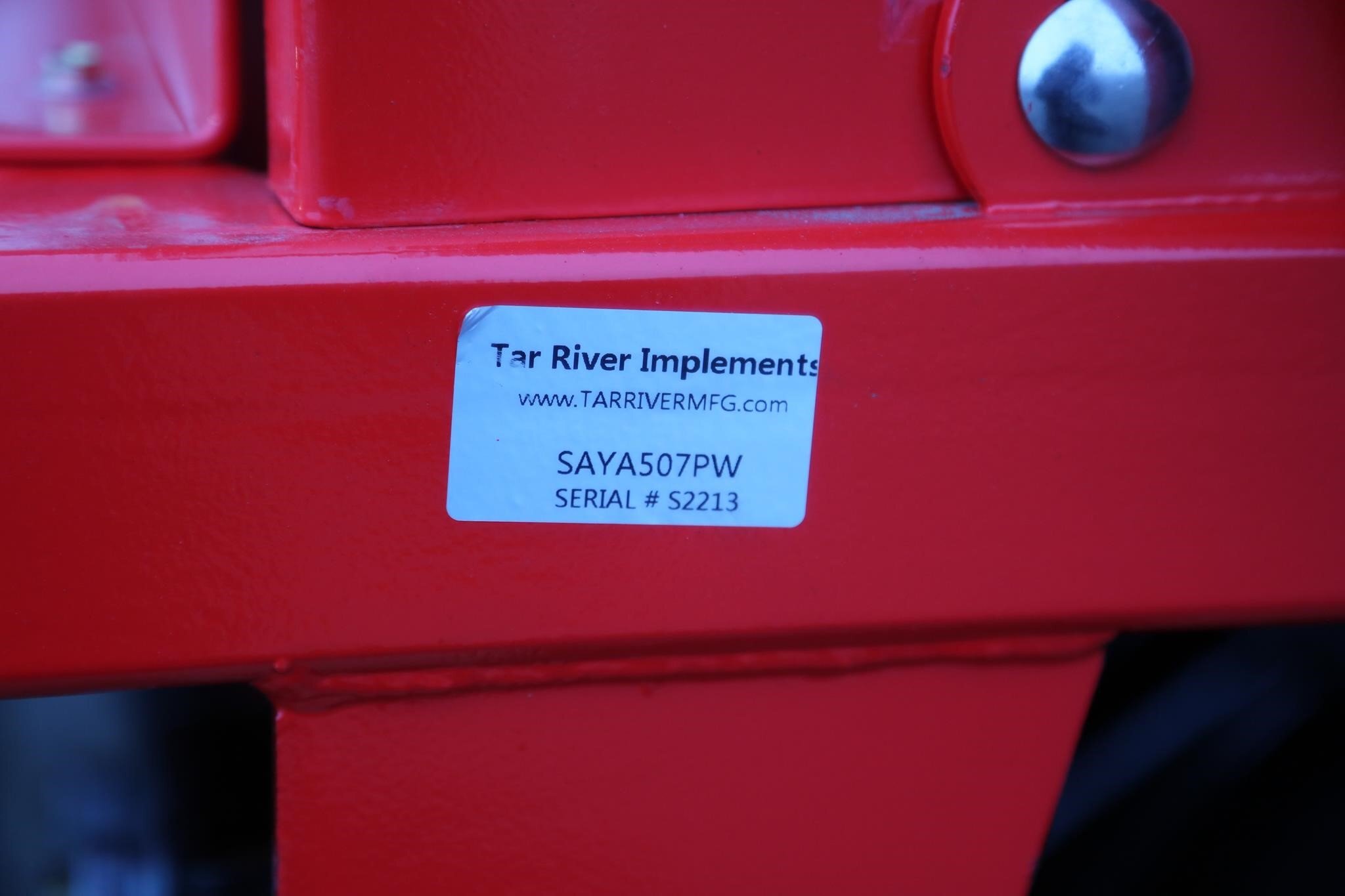 2026 Tar River SAYA507 Drill