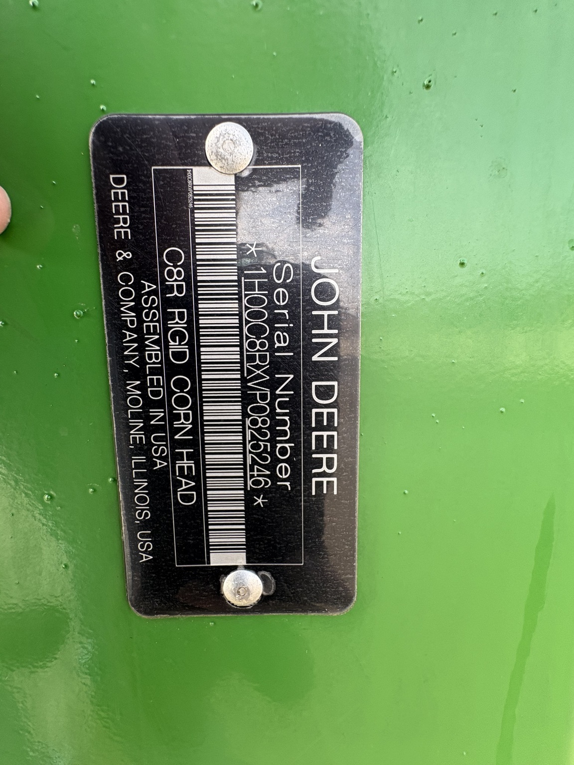 2023 John Deere C8R Corn Head