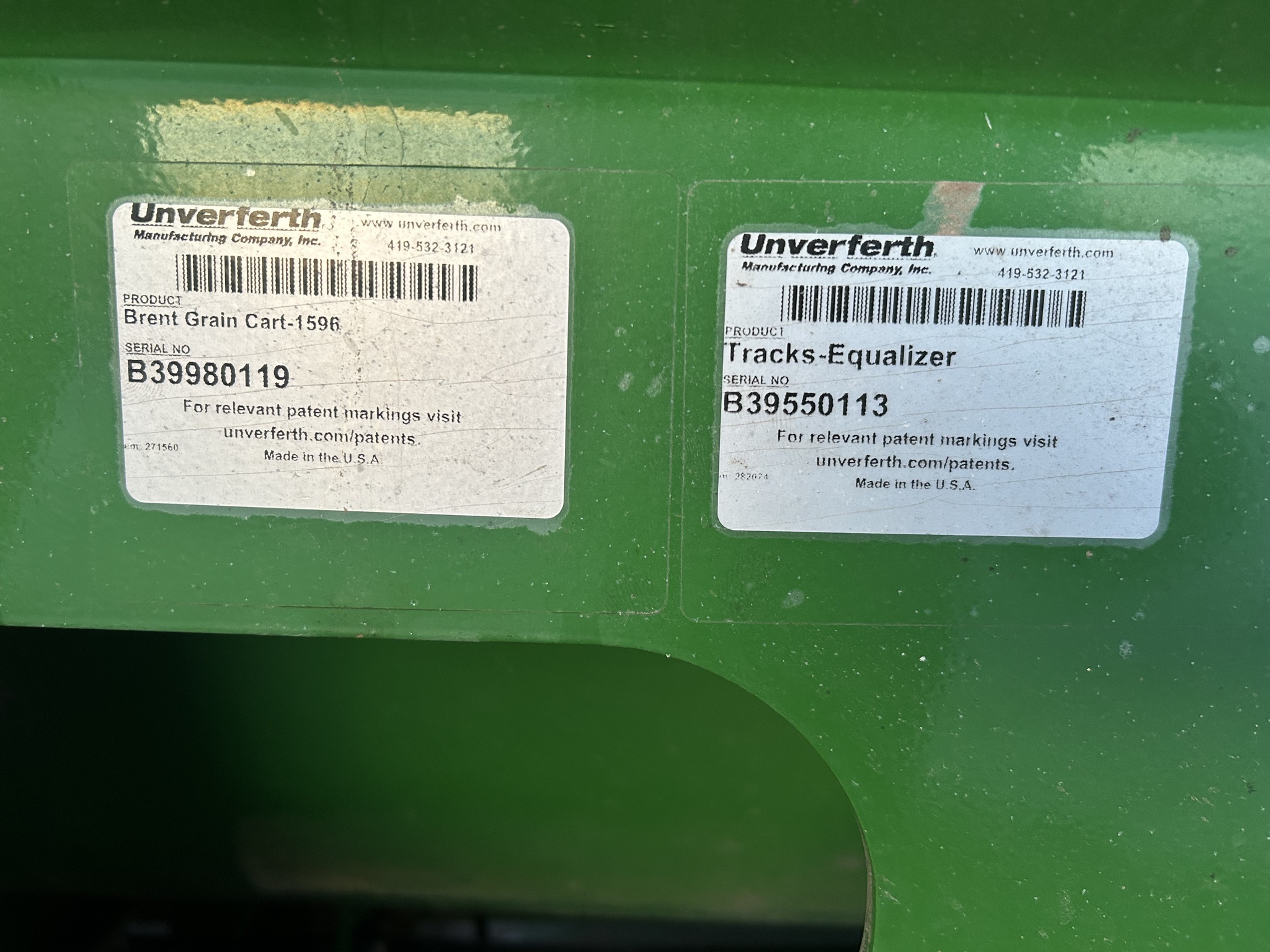 2020 Brent 1596 Grain Cart