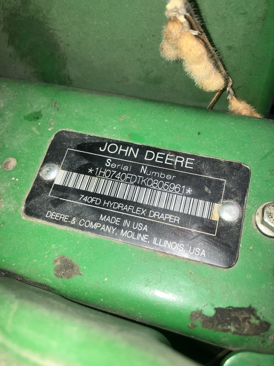 2019 John Deere 740FD Platform