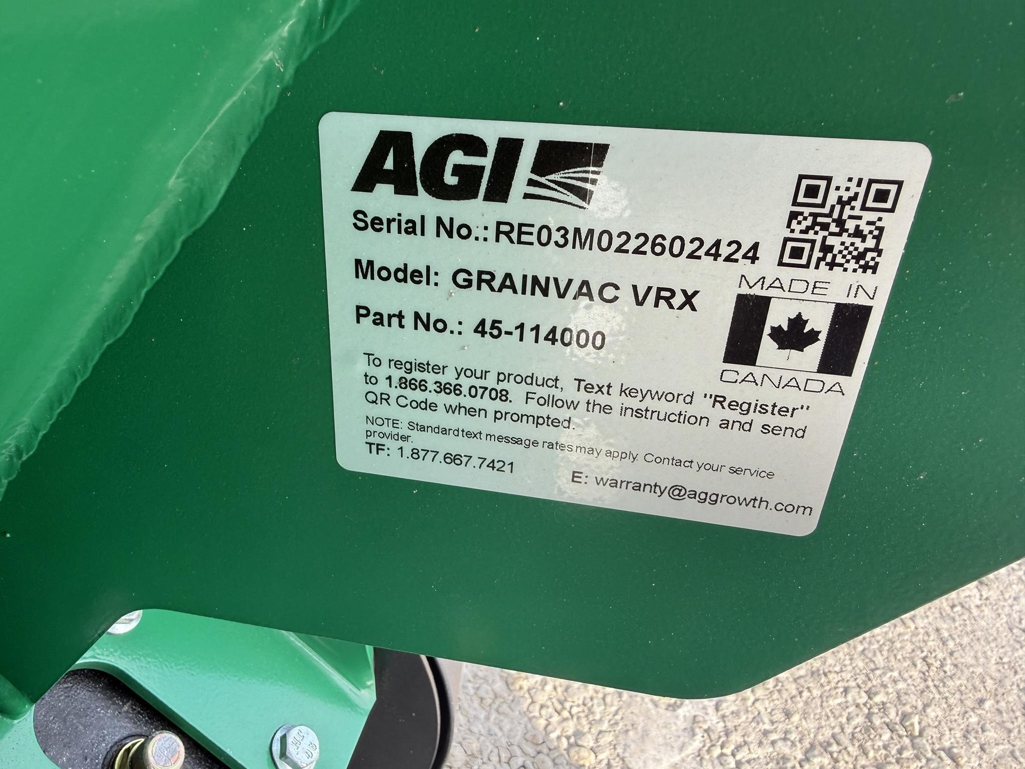  Rem VRX Grain Vac