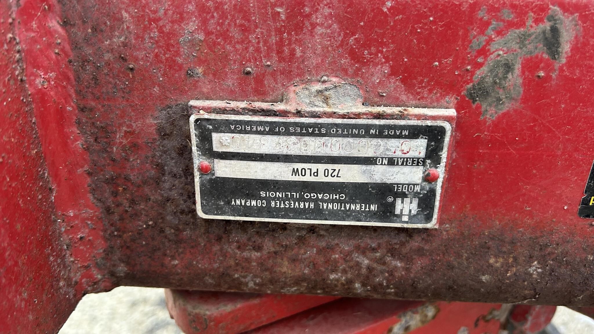  International Harvester 720 Plow