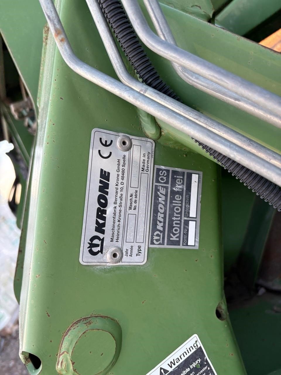 2010 Krone EasyCollect 903 Forage Harvester Head