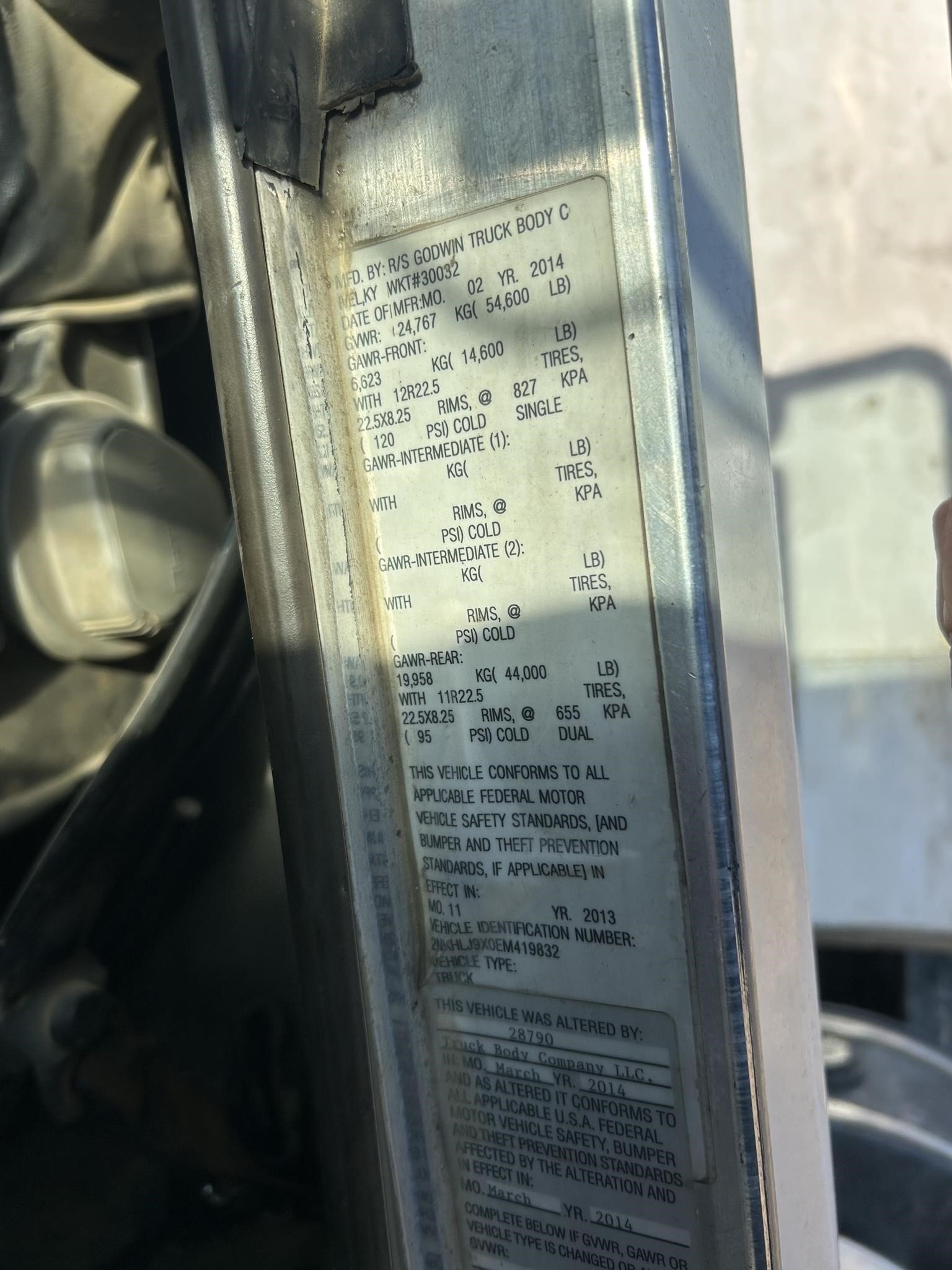 2014 Kenworth T370 Miscellaneous