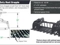 2026 CID 72" GRAPPLE BUCKET Loader and Skid Steer Attachment
