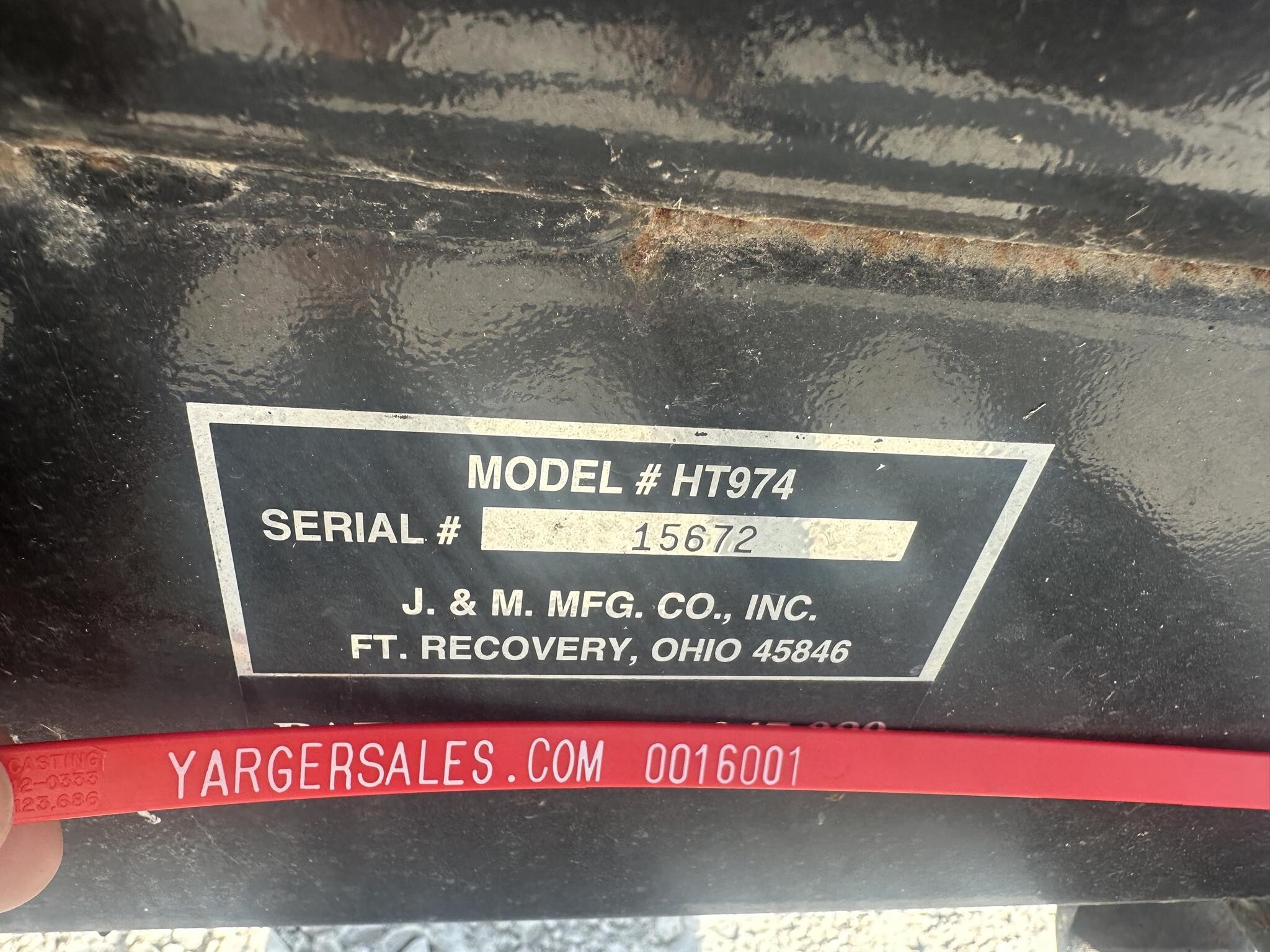 2010 J&M HT974 Header Trailer