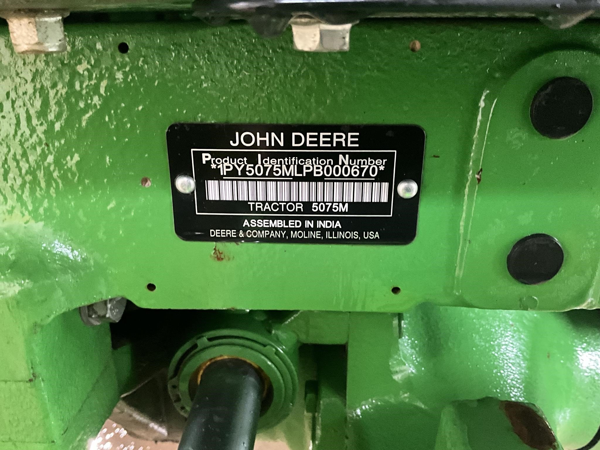2023 John Deere 5075M Tractor