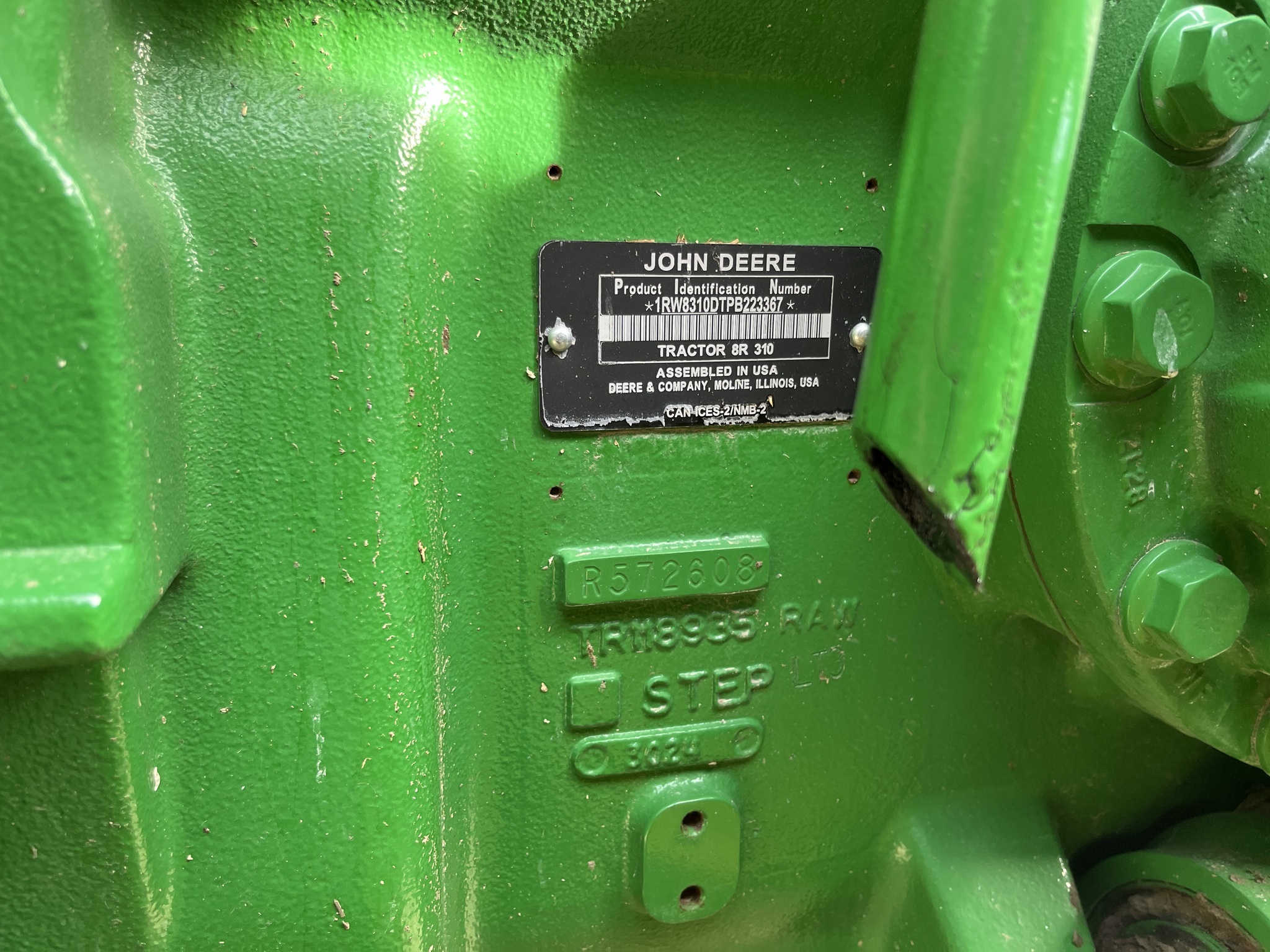 2023 John Deere 8R 310 Tractor