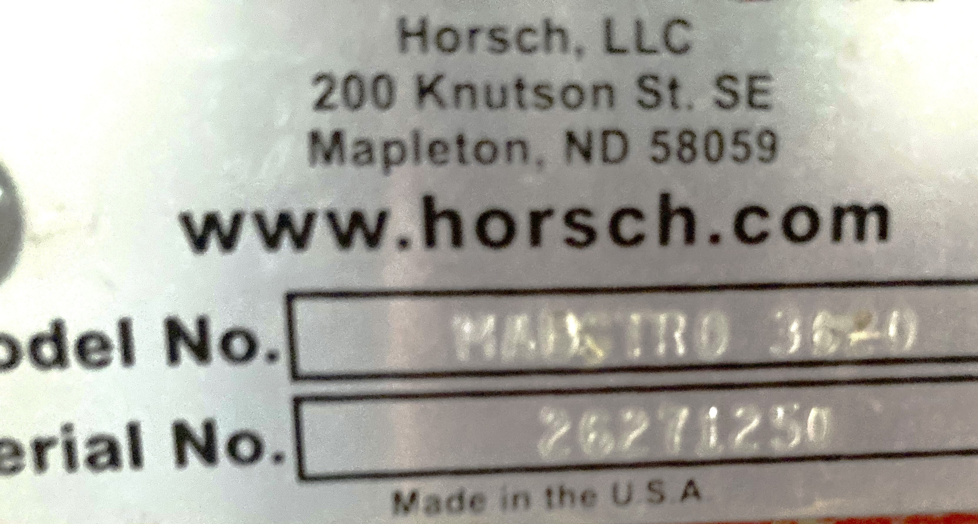 2023 Horsch maestro sv 3620 Miscellaneous