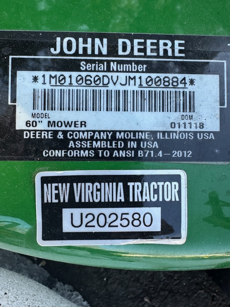  John Deere 60D Lawn Mower