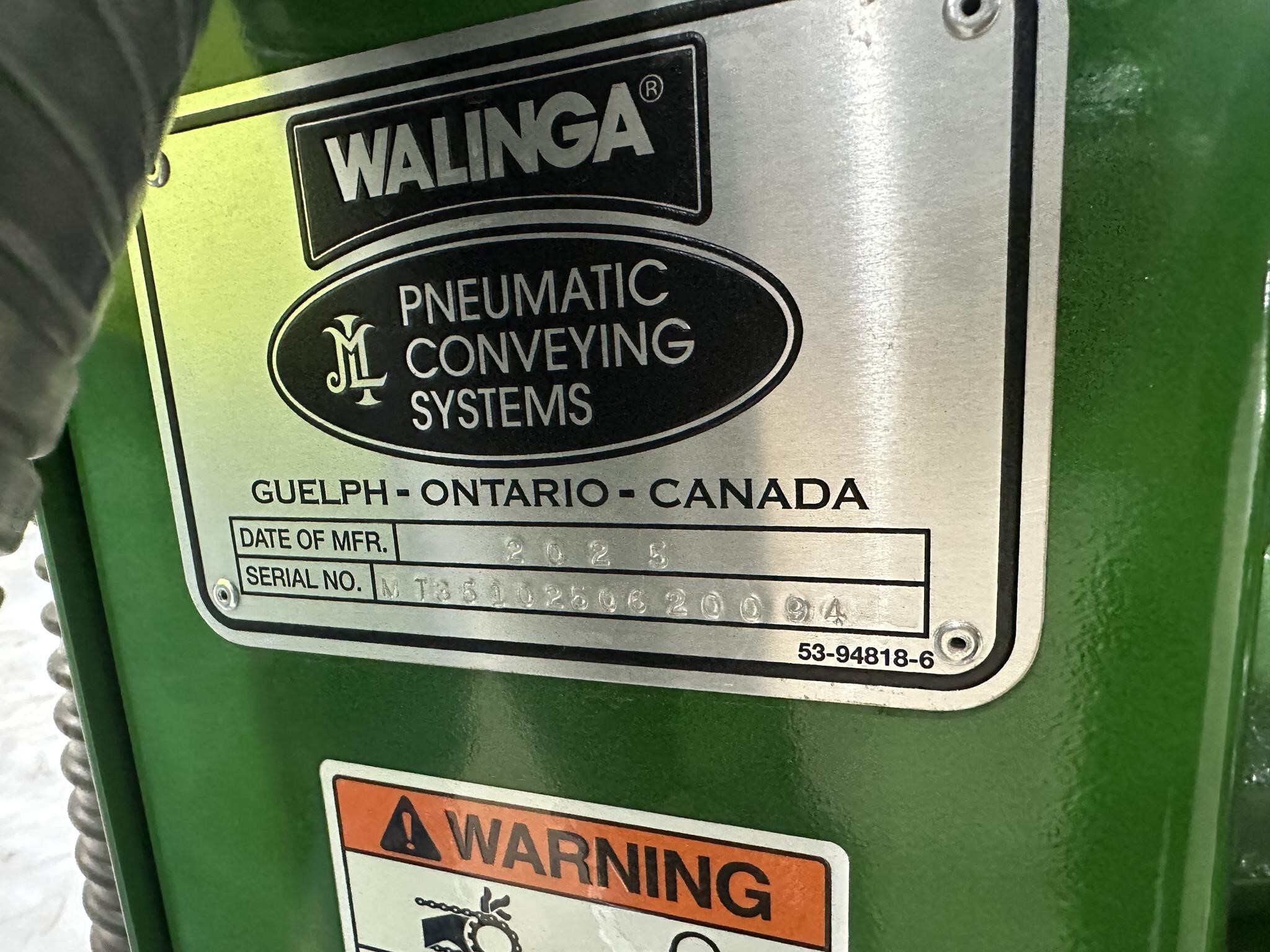 2026 Walinga AGRI-VAC 3510G Grain Vac