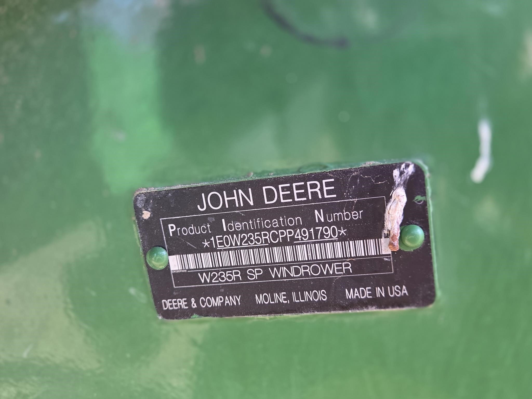 2023 John Deere W235R Self-Propelled Windrowers and Swather