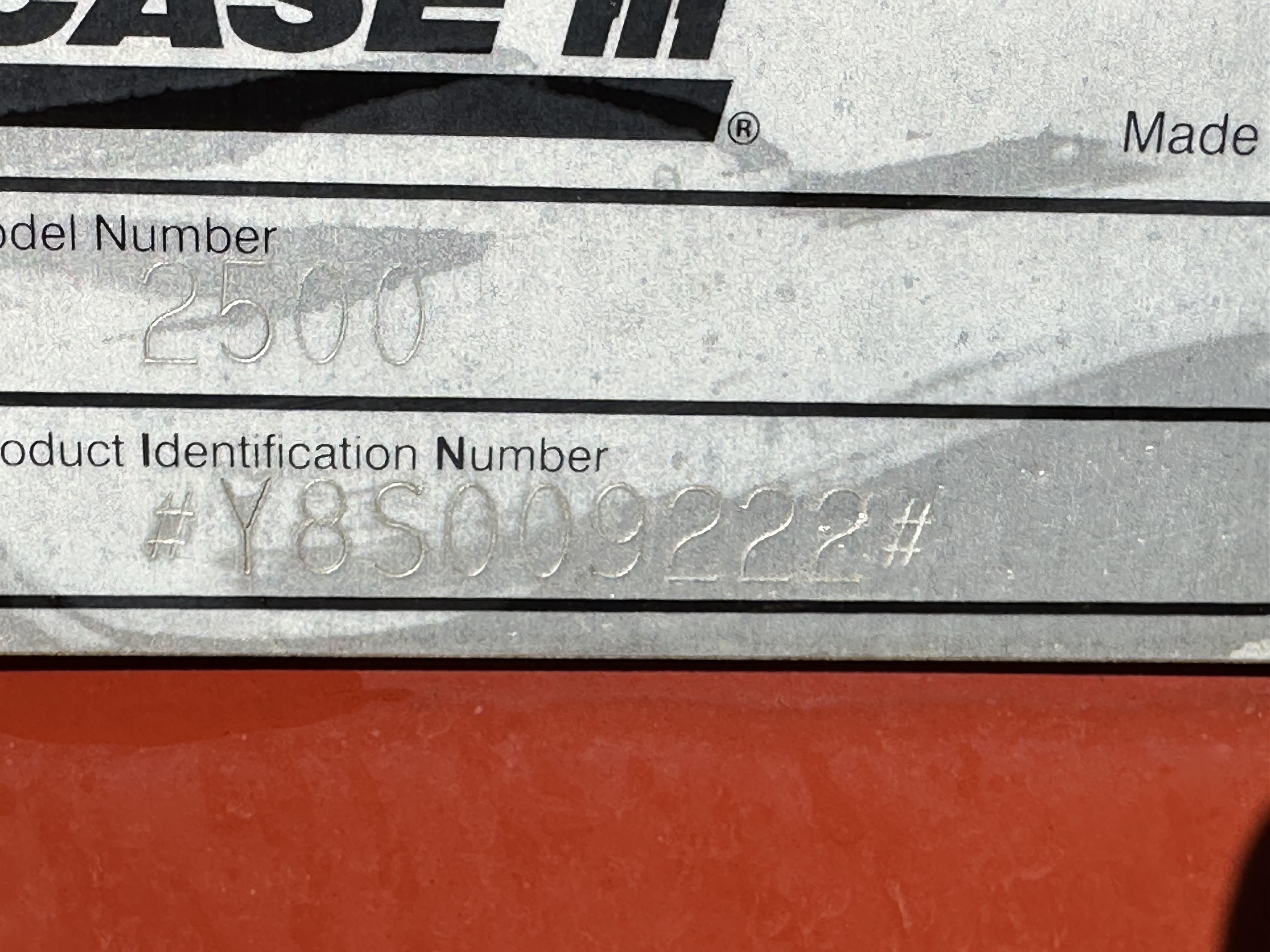 2019 Case IH 2500 ECOLO-TIL In-Line Ripper