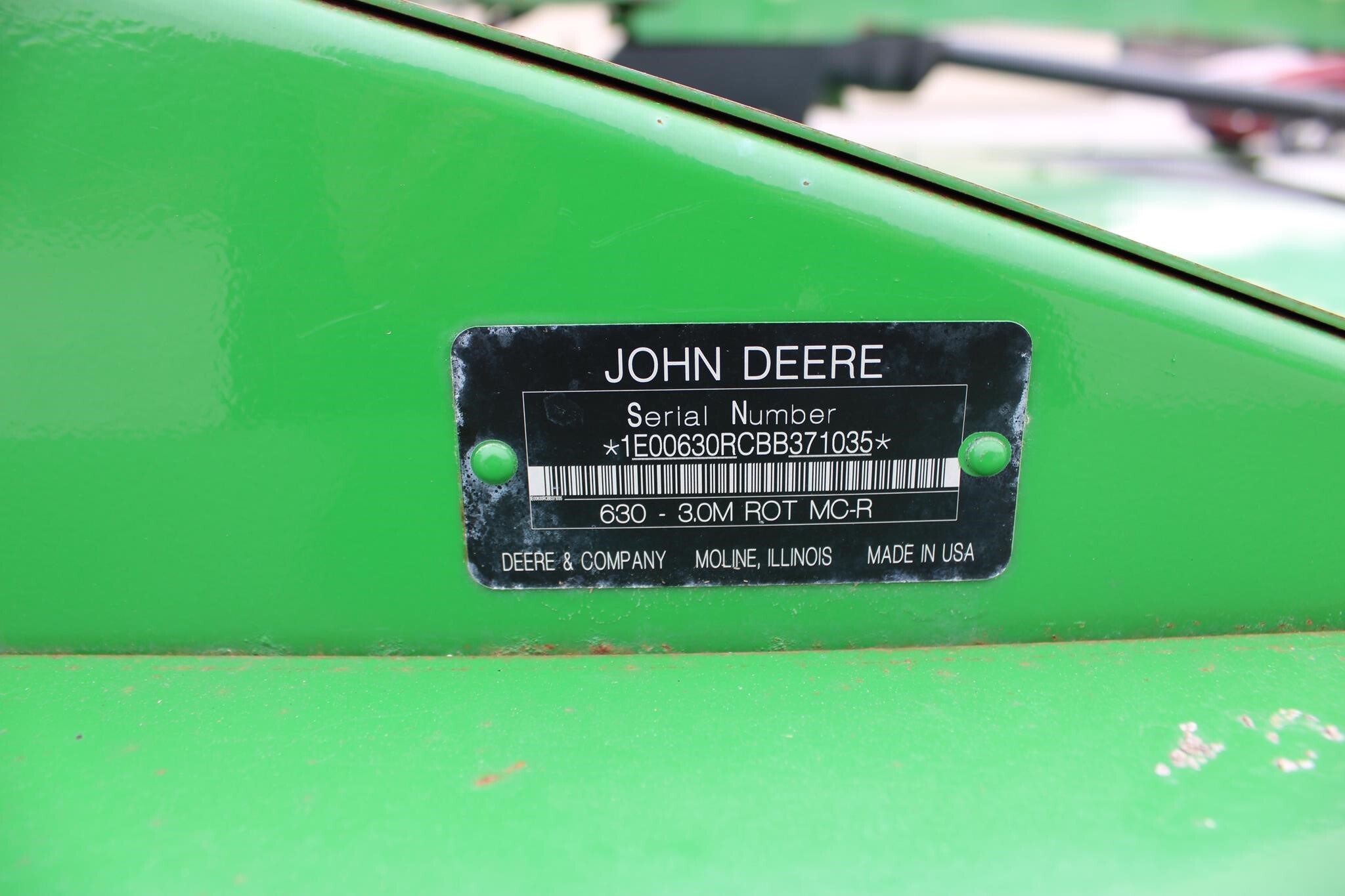 2011 John Deere 630 Mower Conditioner