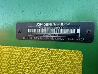 2008 John Deere 1590 Drill