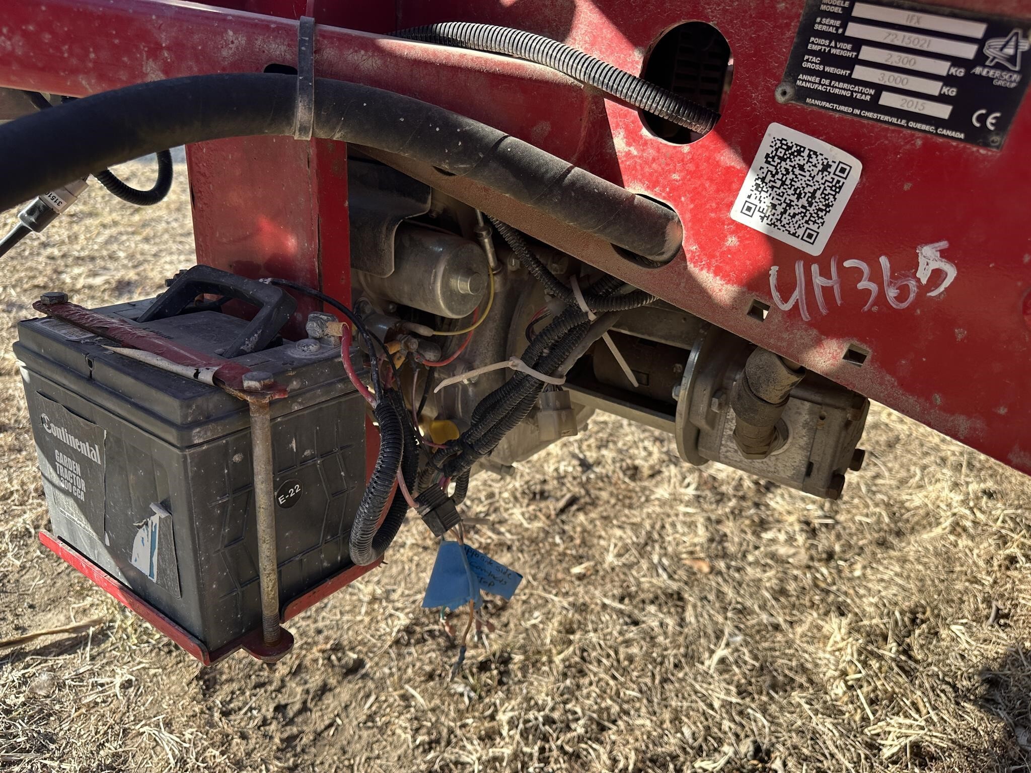 2015 Anderson IFX720 Bale Wrapper
