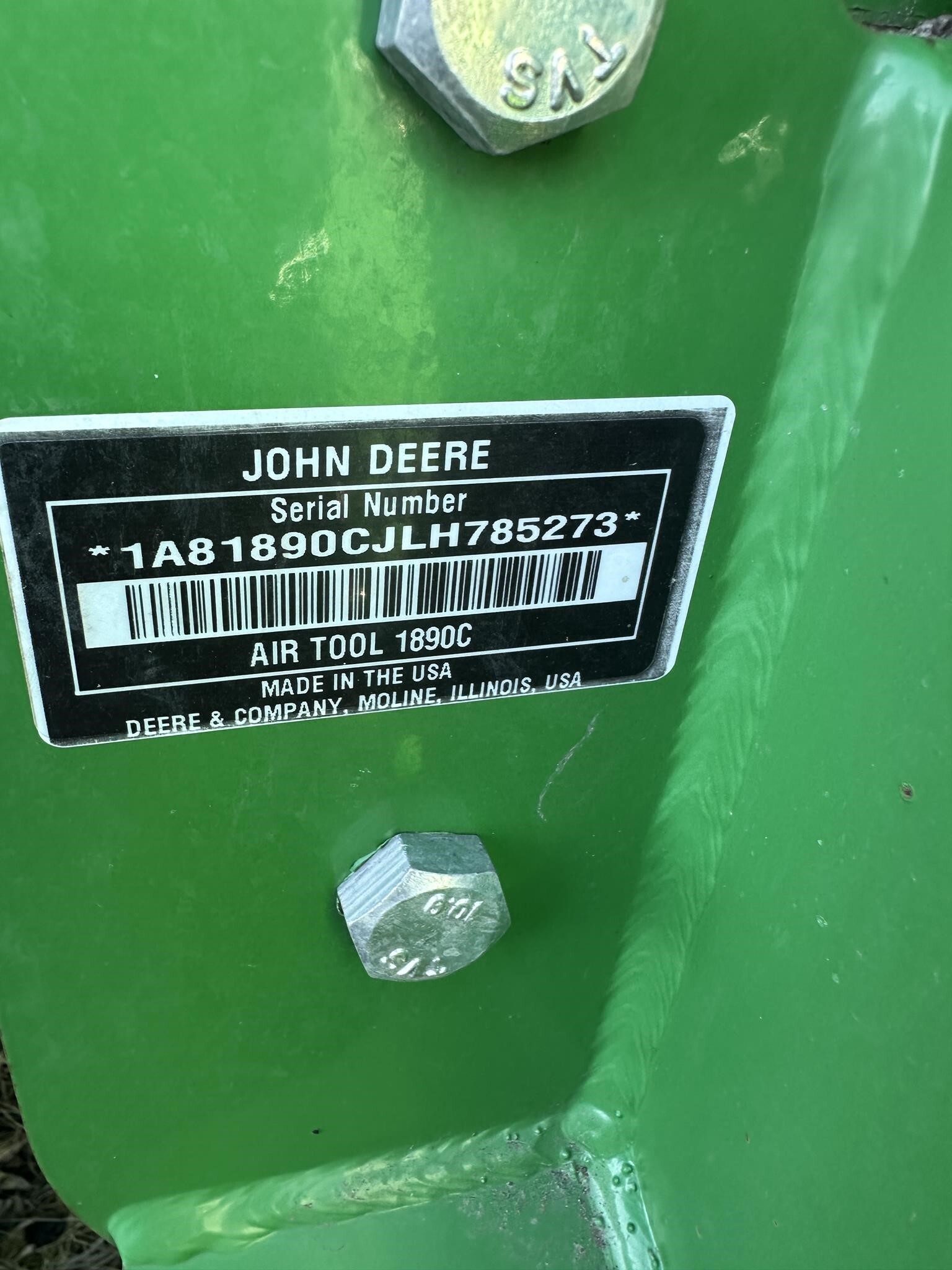 2020 John Deere 1890 Air Seeder