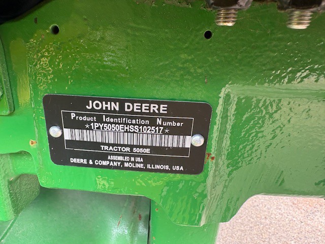 2025 John Deere 5050E Tractor