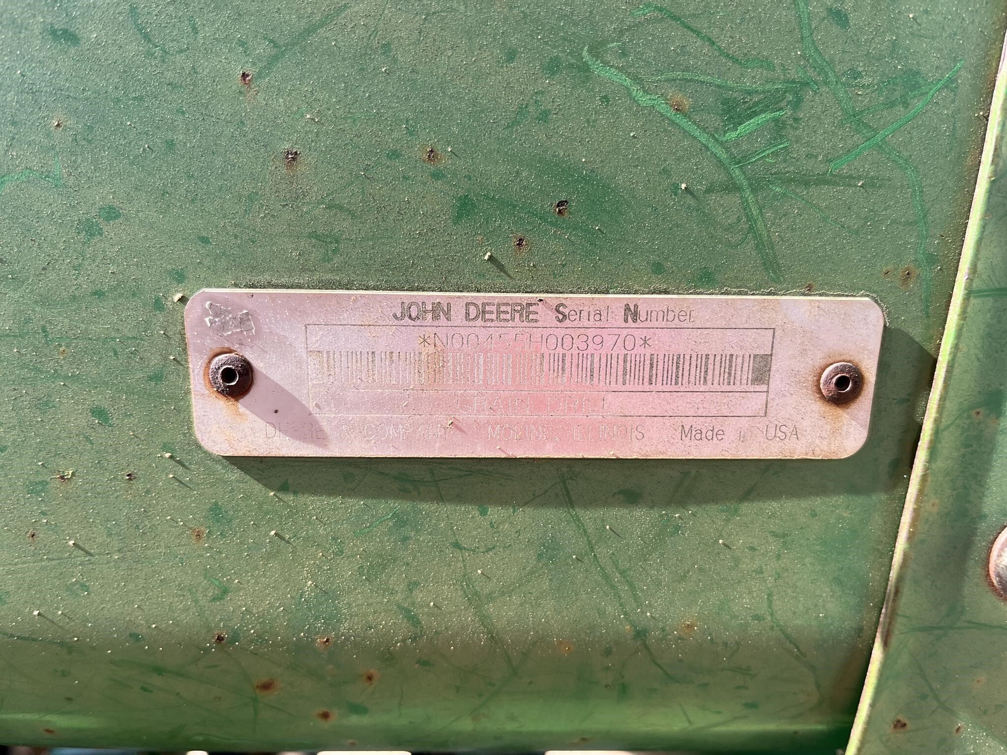 1997 John Deere 455 Drill