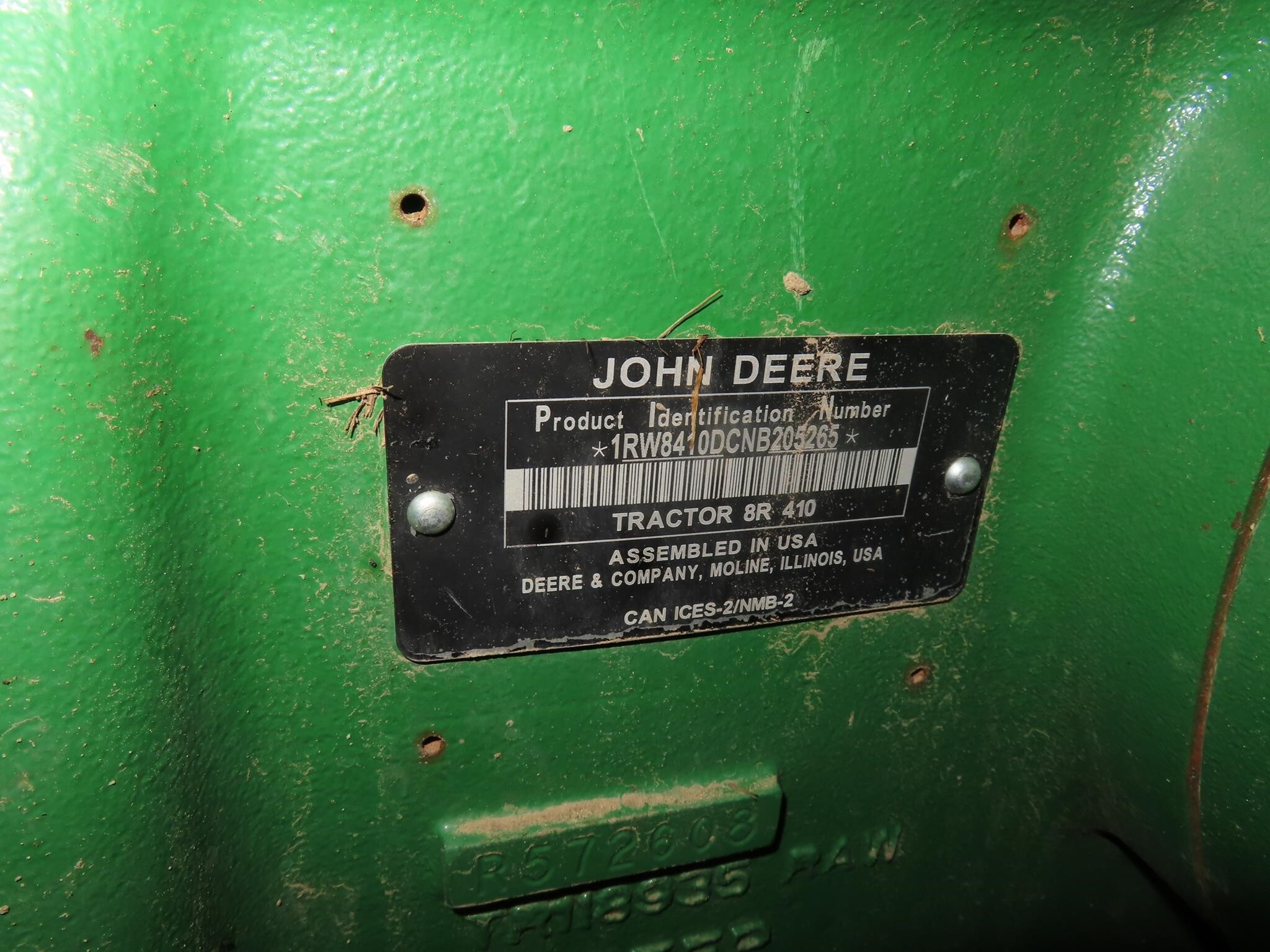 2022 John Deere 8R 410 Tractor